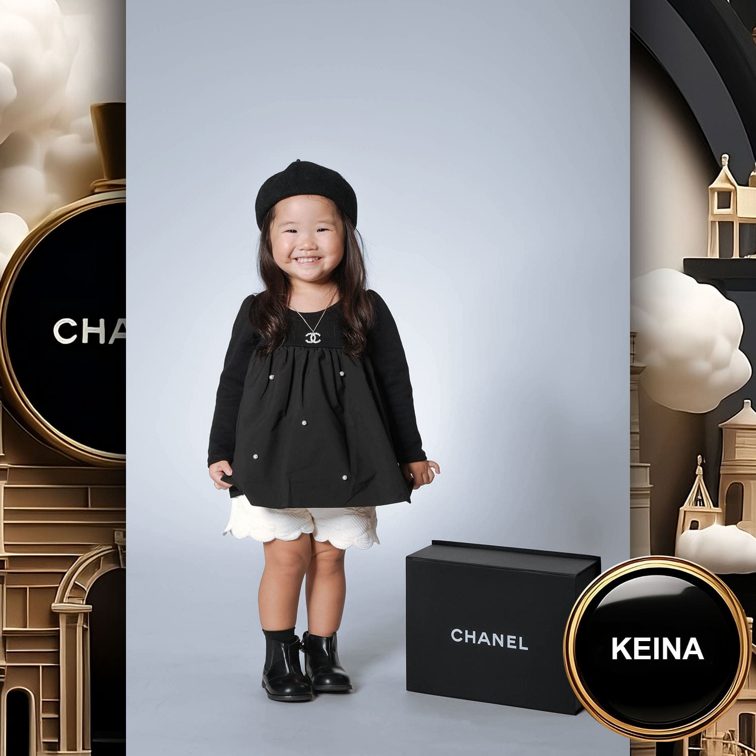 195 Kids Tokei on Runway Magazine World Kids Audition 2023 Chanel