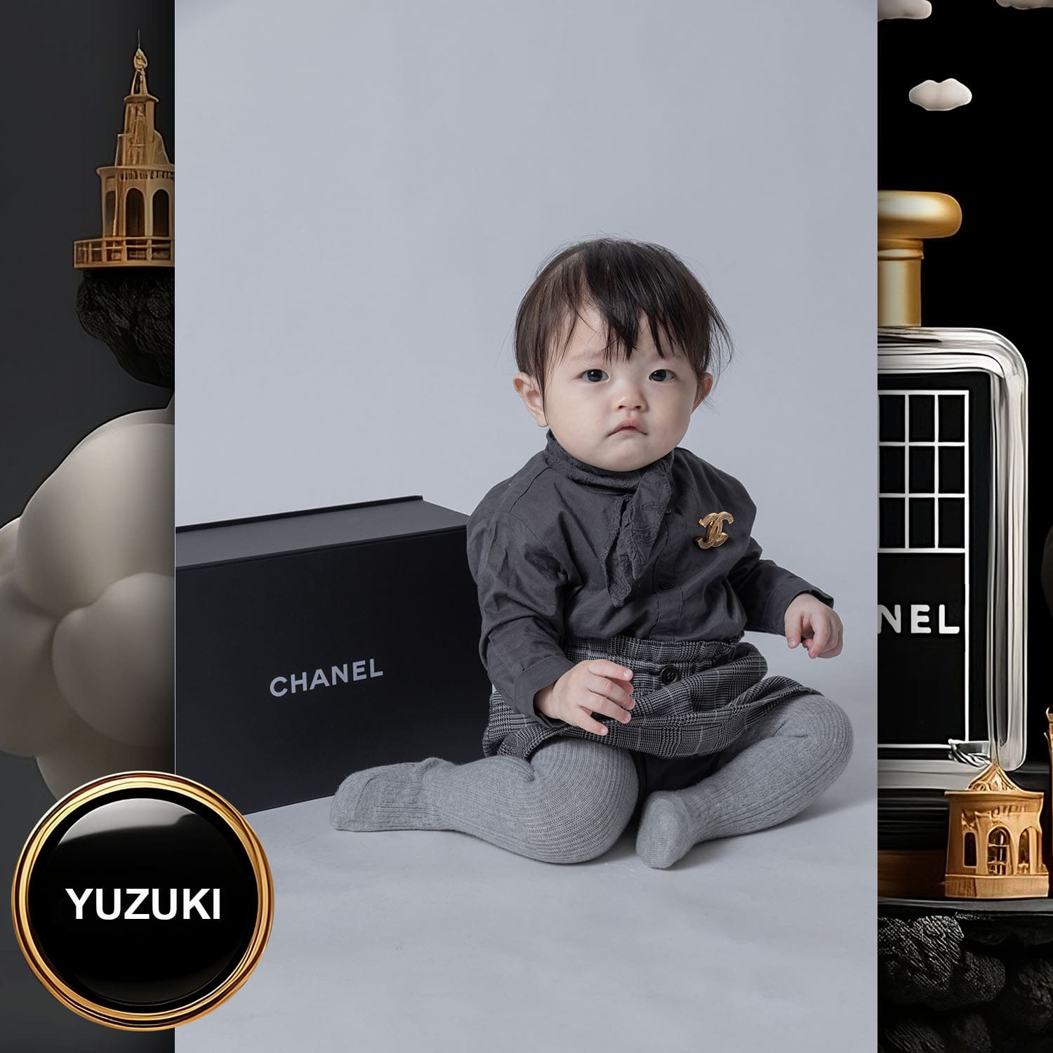 198 Kids Tokei on Runway Magazine World Kids Audition 2023 Chanel
