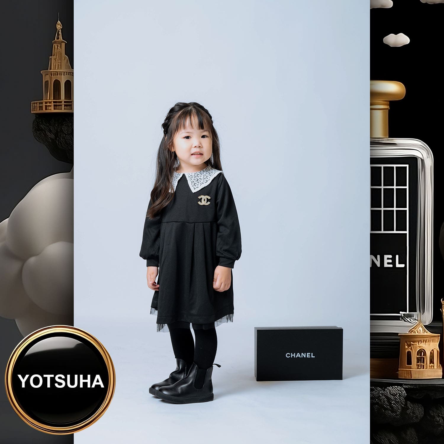 202 Kids Tokei on Runway Magazine World Kids Audition 2023 Chanel