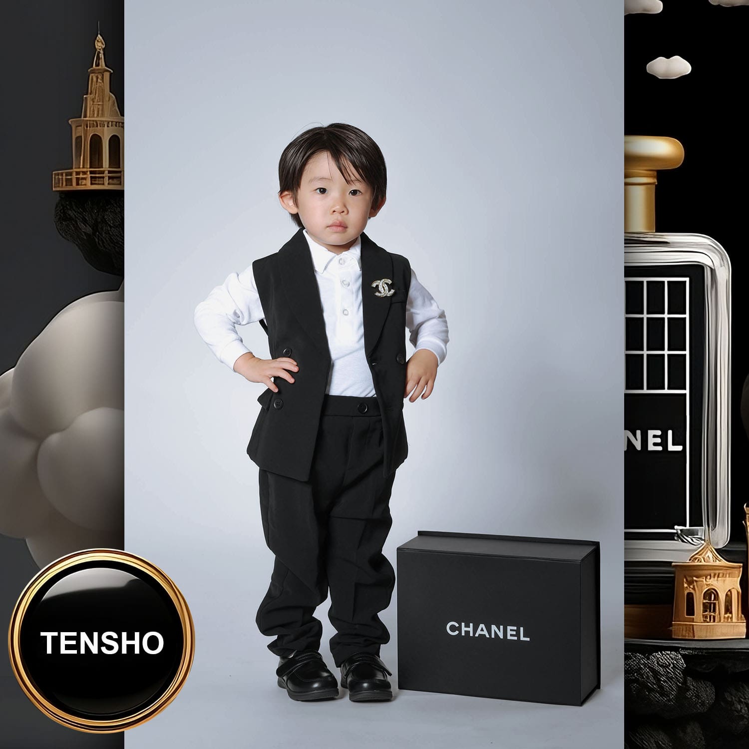 206 Kids Tokei on Runway Magazine World Kids Audition 2023 Chanel