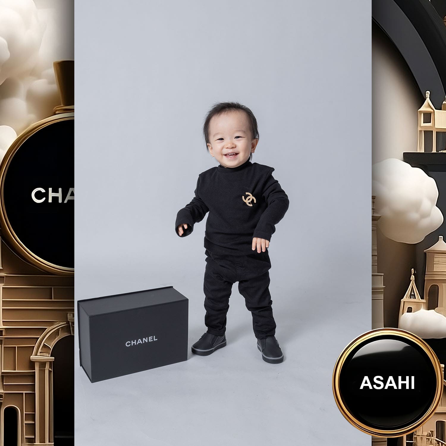 207 Kids Tokei on Runway Magazine World Kids Audition 2023 Chanel
