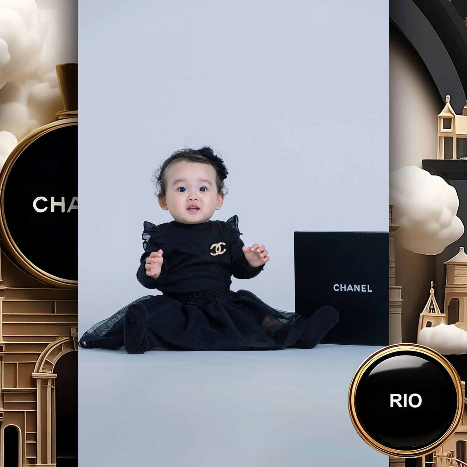 209 Kids Tokei on Runway Magazine World Kids Audition 2023 Chanel