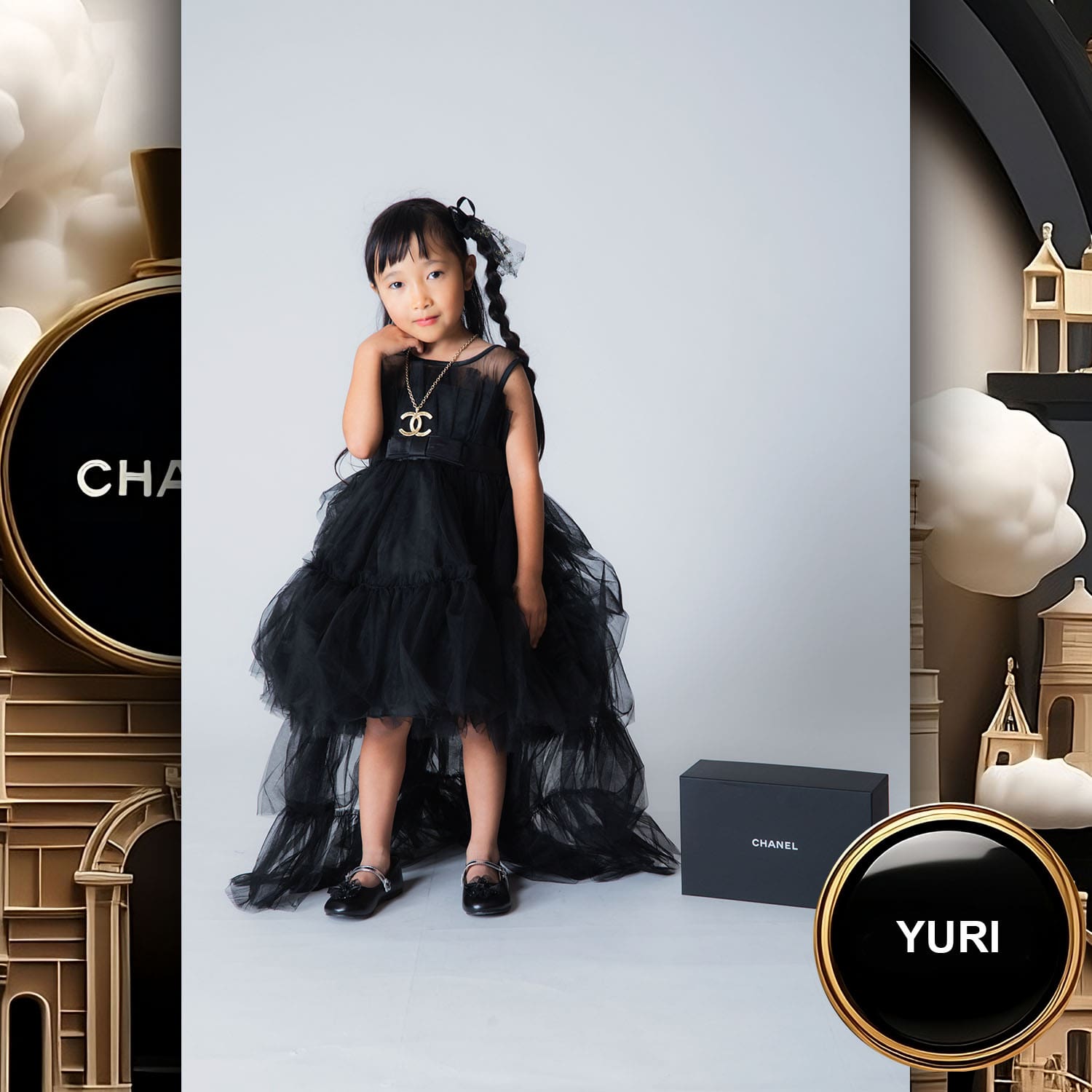 217 Kids Tokei on Runway Magazine World Kids Audition 2023 Chanel