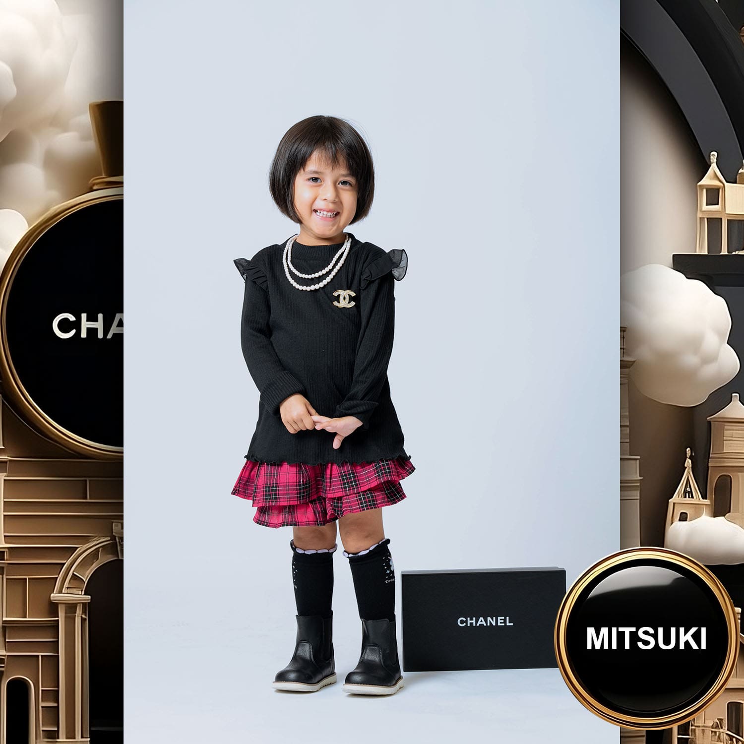 219 Kids Tokei on Runway Magazine World Kids Audition 2023 Chanel