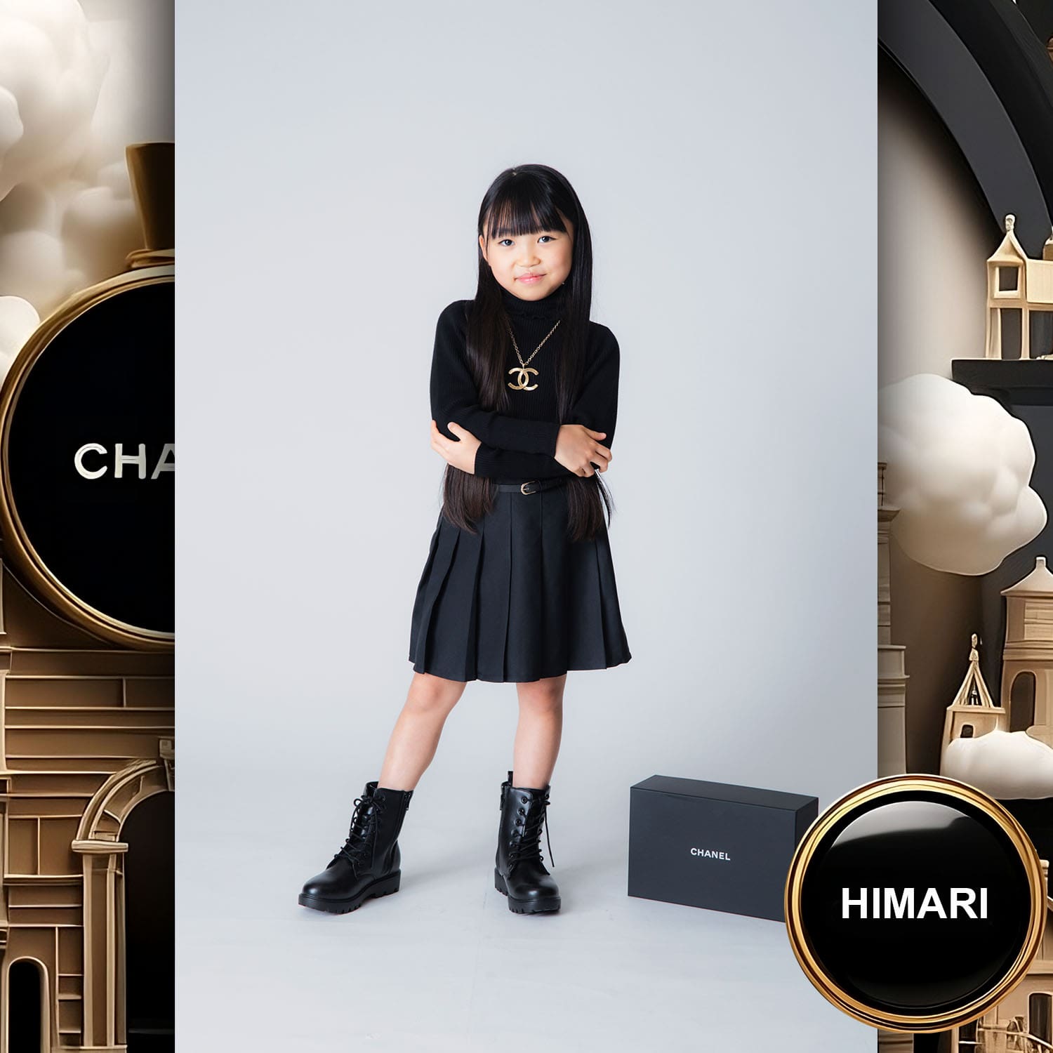 227 Kids Tokei on Runway Magazine World Kids Audition 2023 Chanel