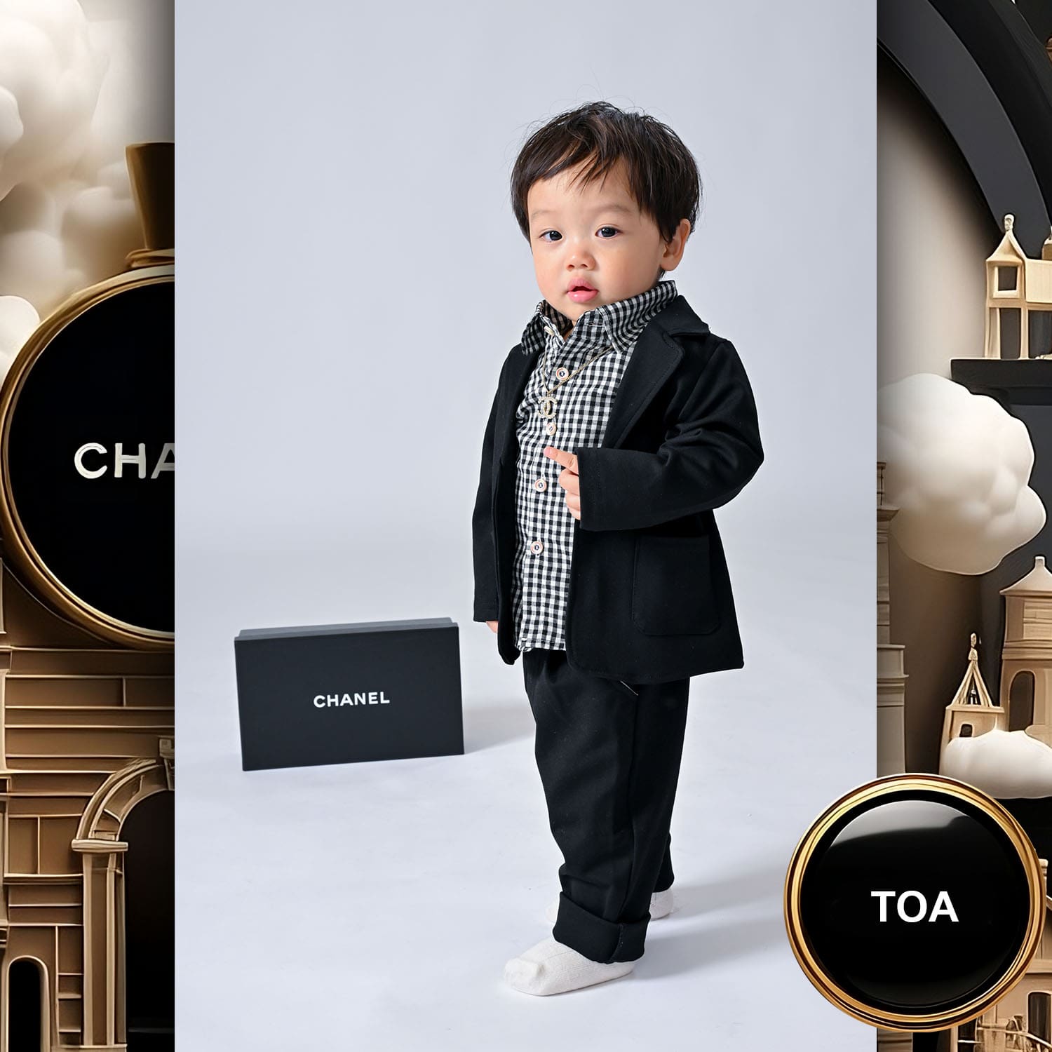 235 Kids Tokei on Runway Magazine World Kids Audition 2023 Chanel