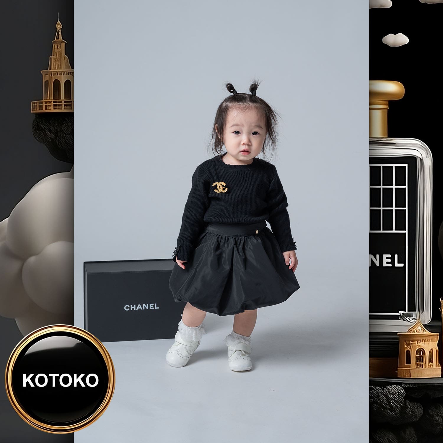 236 Kids Tokei on Runway Magazine World Kids Audition 2023 Chanel