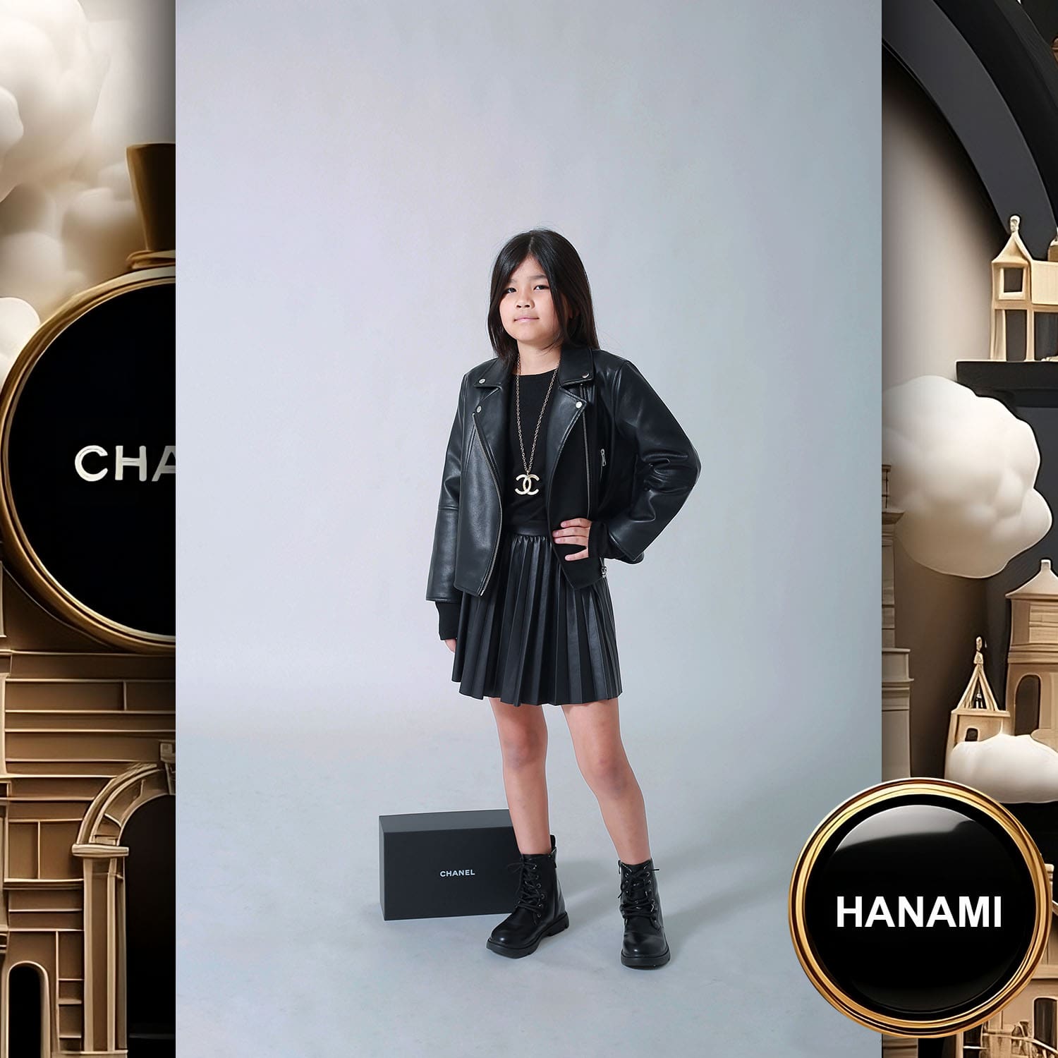 237 Kids Tokei on Runway Magazine World Kids Audition 2023 Chanel