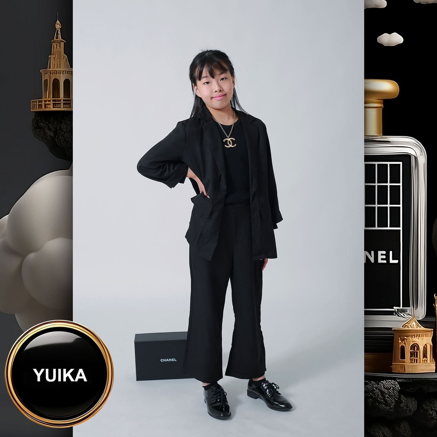 240 Kids Tokei on Runway Magazine World Kids Audition 2023 Chanel