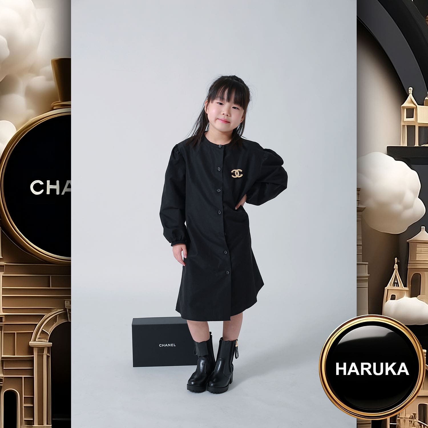 241 Kids Tokei on Runway Magazine World Kids Audition 2023 Chanel