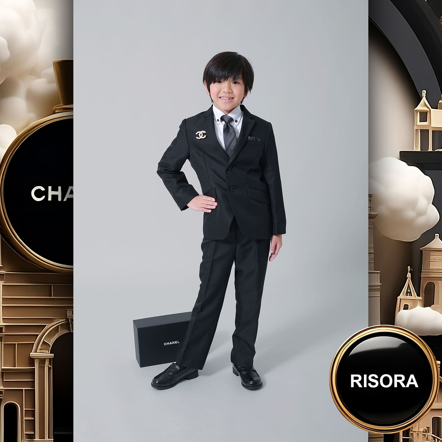 245 Kids Tokei on Runway Magazine World Kids Audition 2023 Chanel