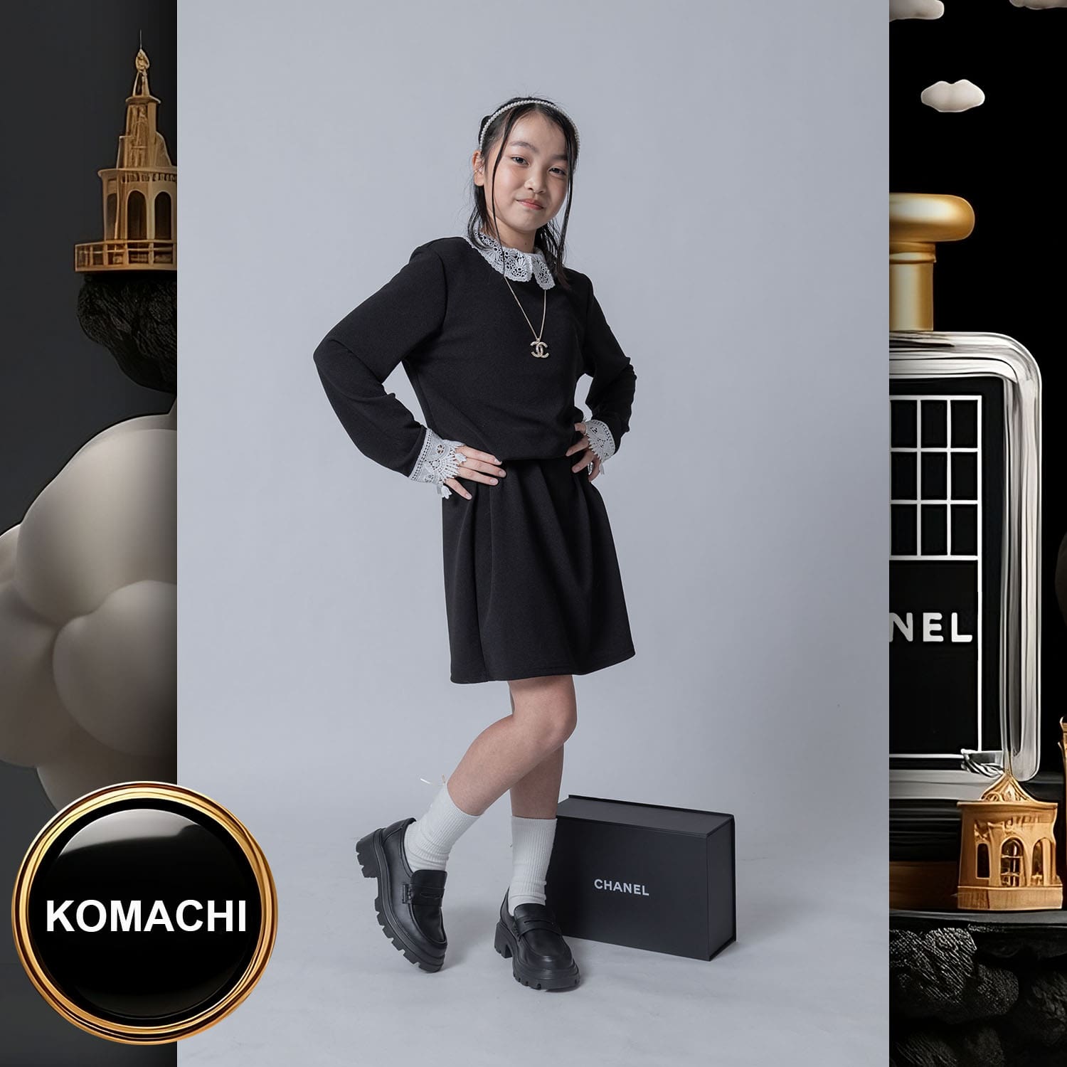 246 Kids Tokei on Runway Magazine World Kids Audition 2023 Chanel