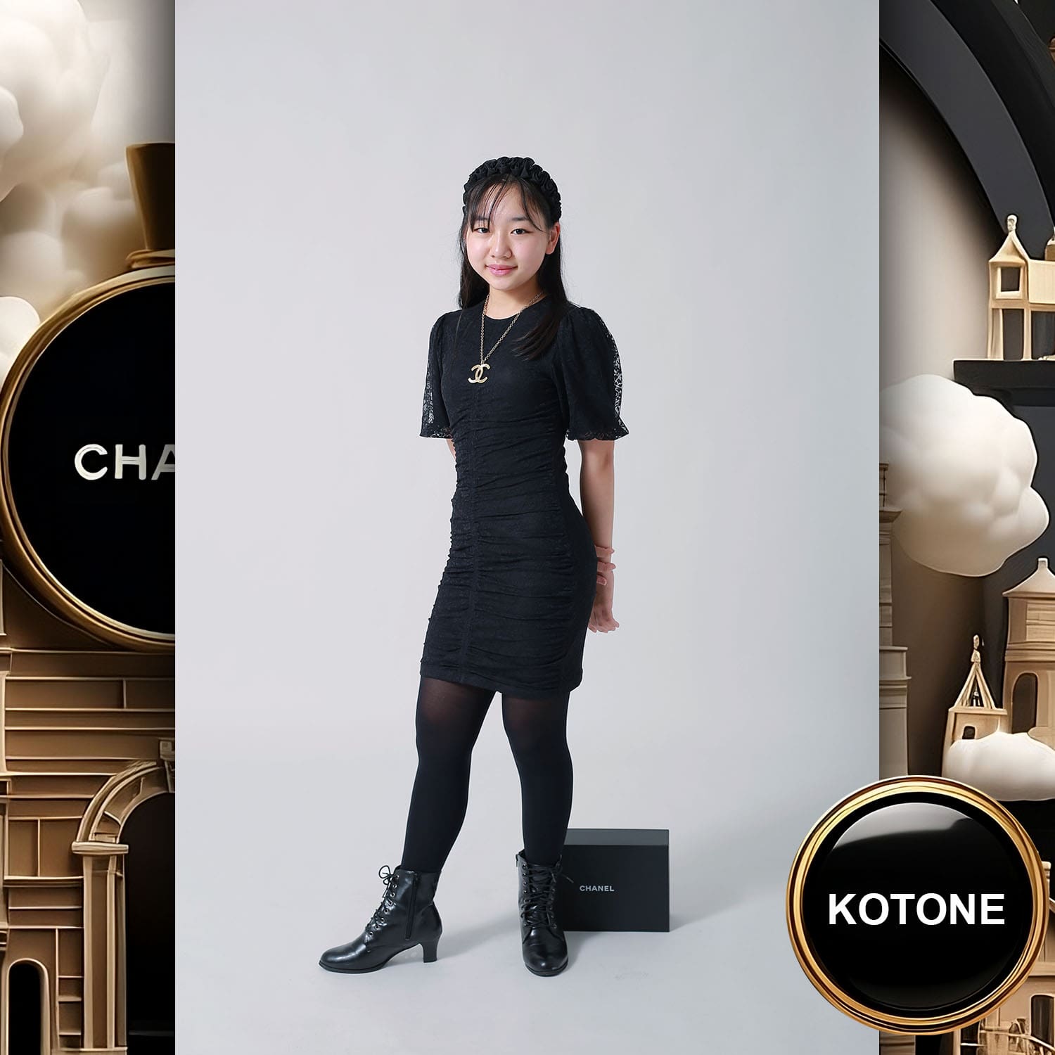 247 Kids Tokei on Runway Magazine World Kids Audition 2023 Chanel