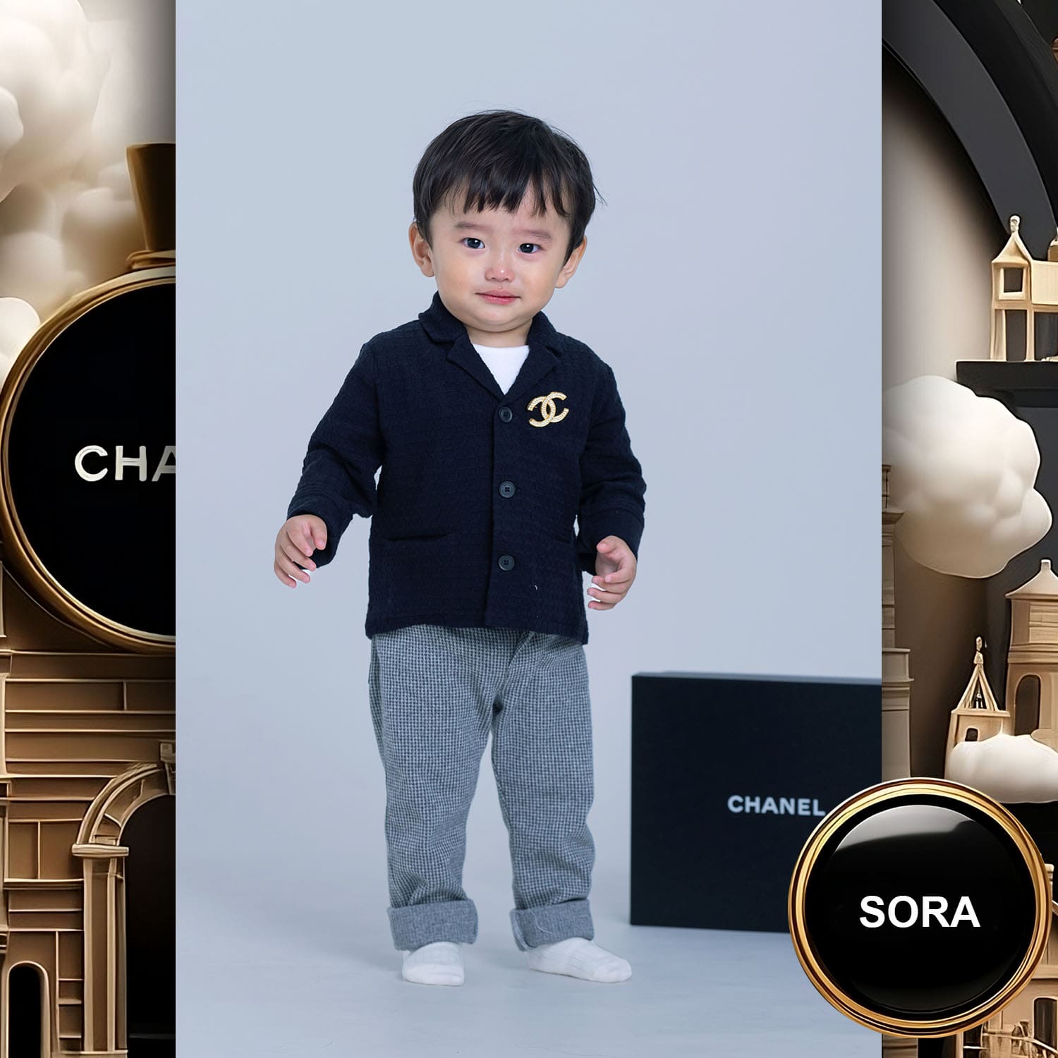 251 Kids Tokei on Runway Magazine World Kids Audition 2023 Chanel