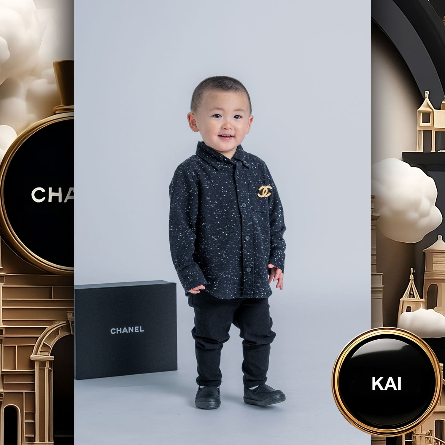 253 Kids Tokei on Runway Magazine World Kids Audition 2023 Chanel