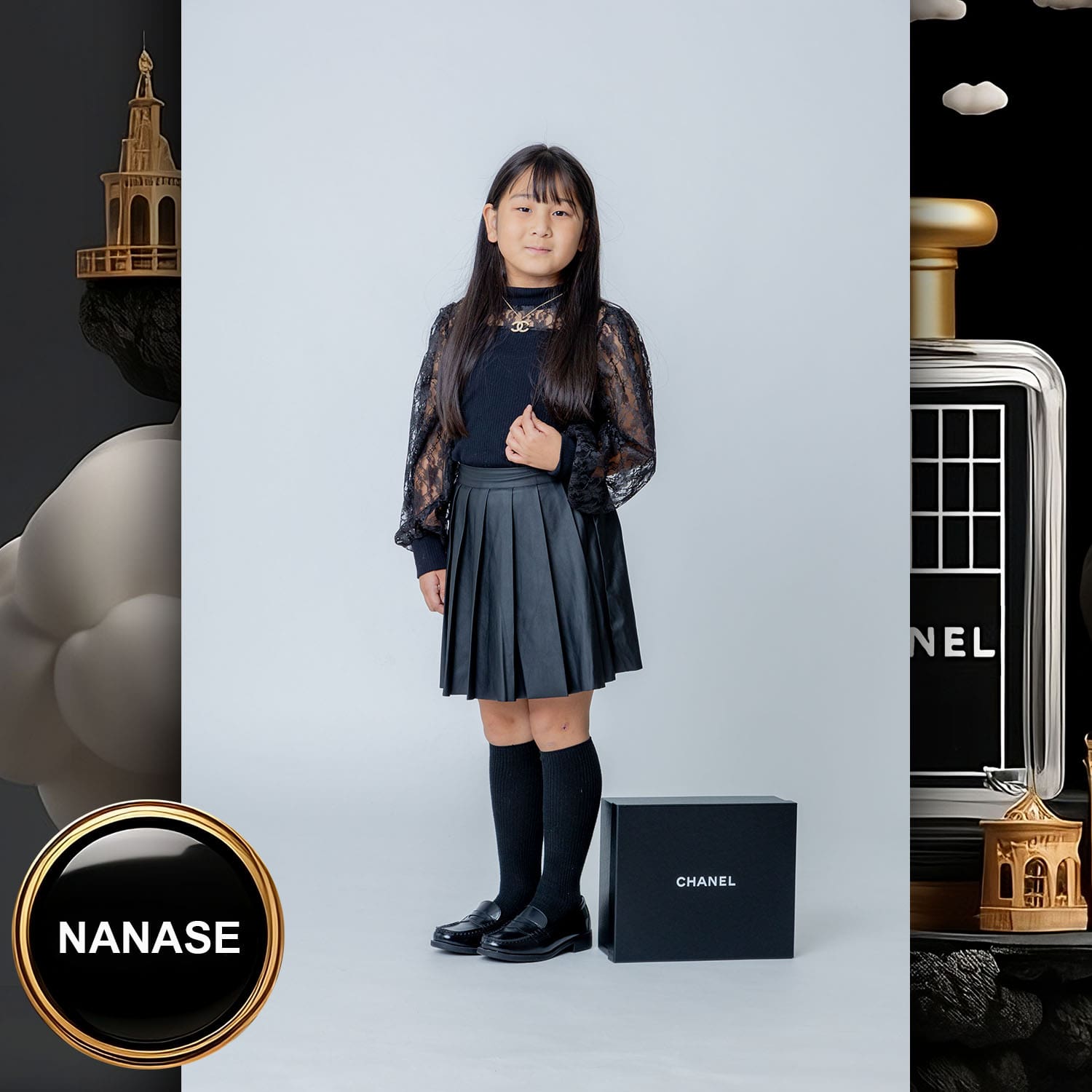 256 Kids Tokei on Runway Magazine World Kids Audition 2023 Chanel