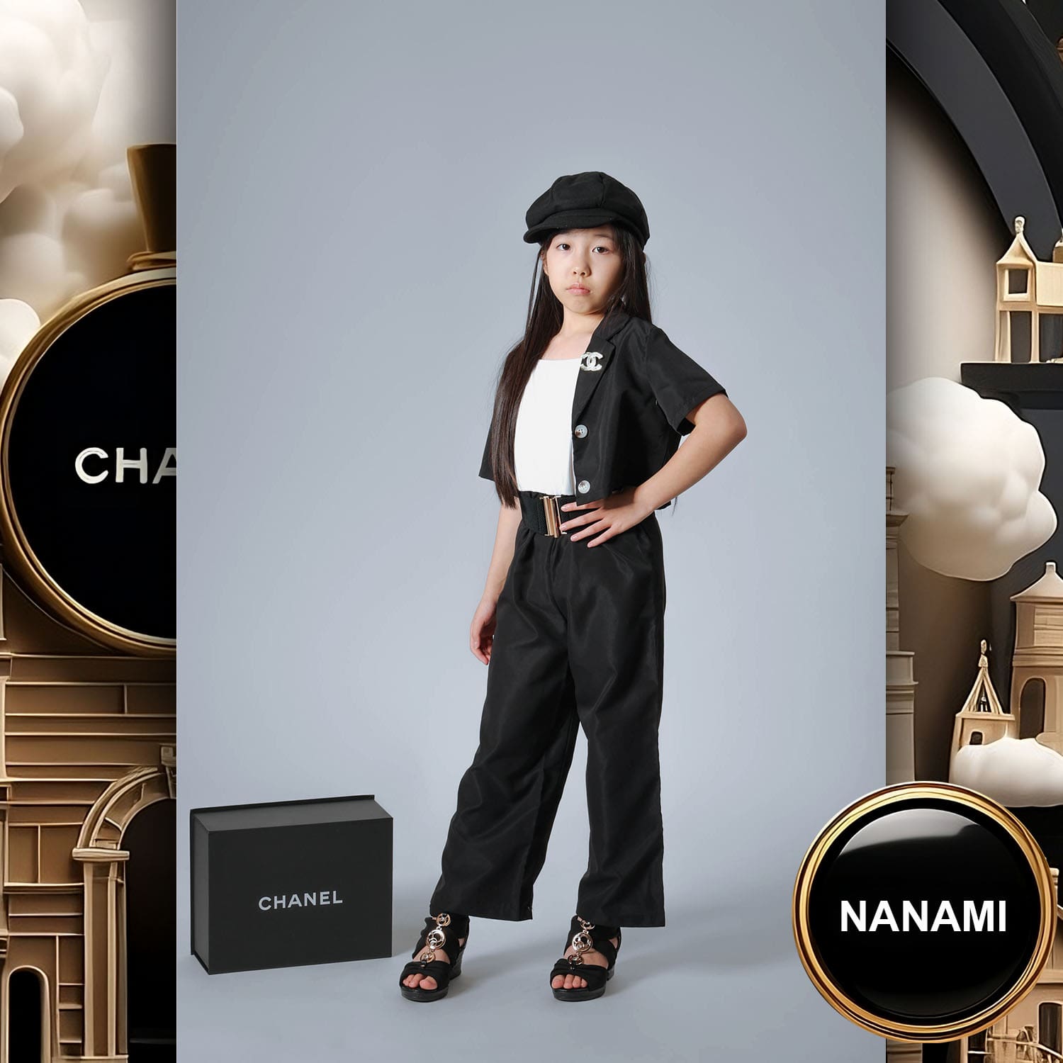 259 Kids Tokei on Runway Magazine World Kids Audition 2023 Chanel