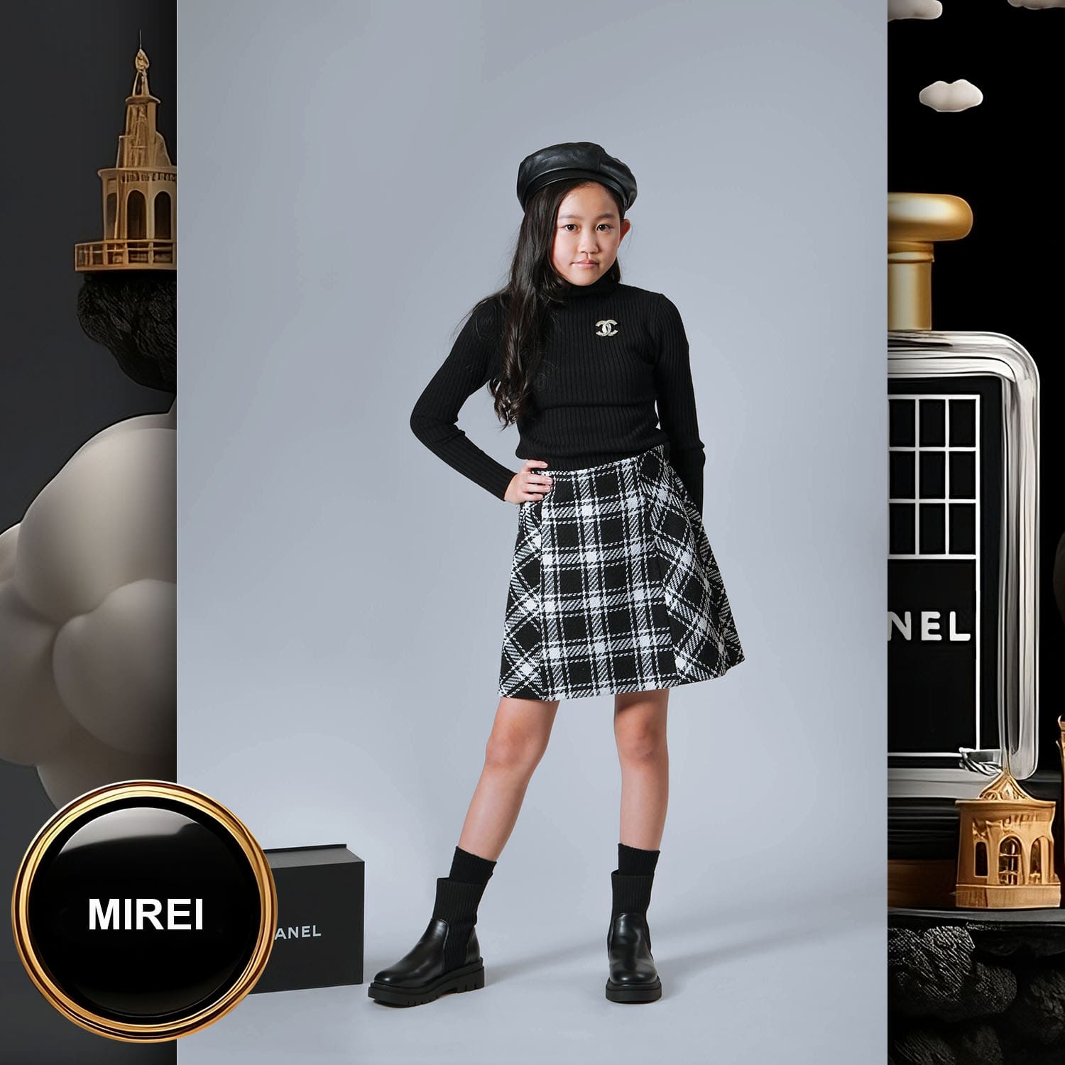 260 Kids Tokei on Runway Magazine World Kids Audition 2023 Chanel