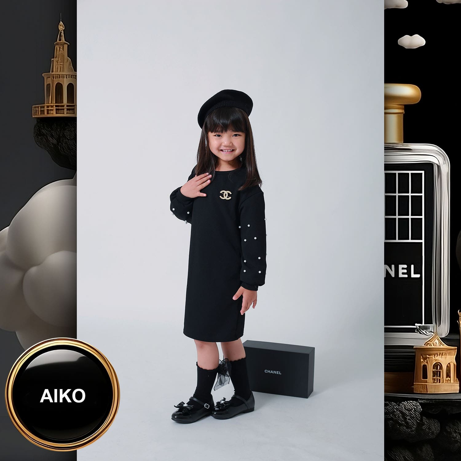 264 Kids Tokei on Runway Magazine World Kids Audition 2023 Chanel