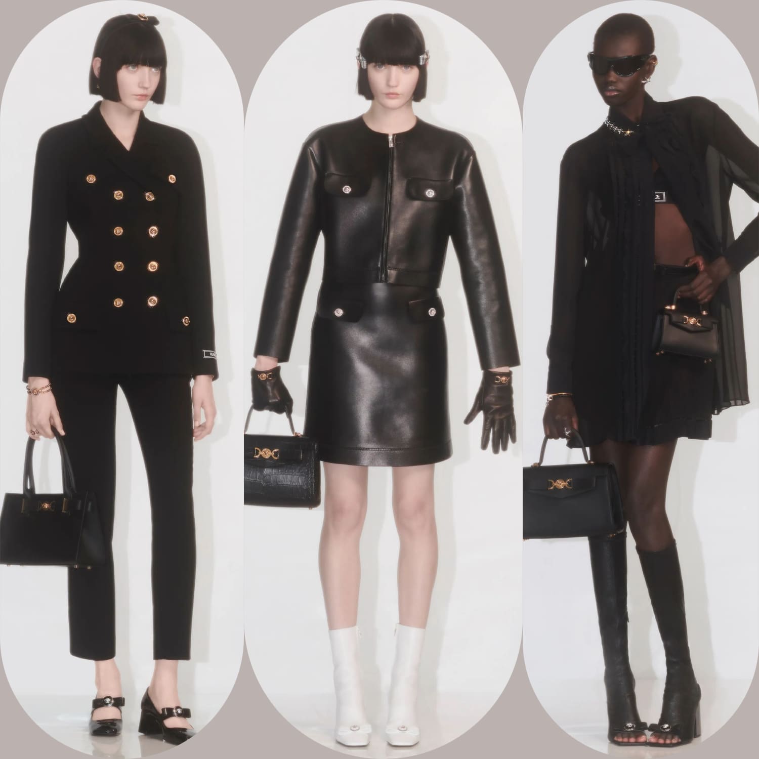 4 ヴェルサーチ プレフォール 2024 Runway 雑誌