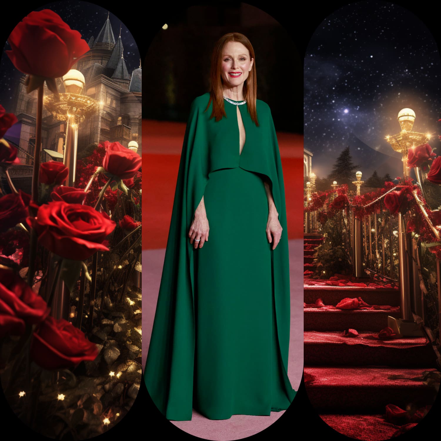 朱丽安·摩尔 (Julianne Moore) 身着 Valentino 出席 2023 学院博物馆盛会