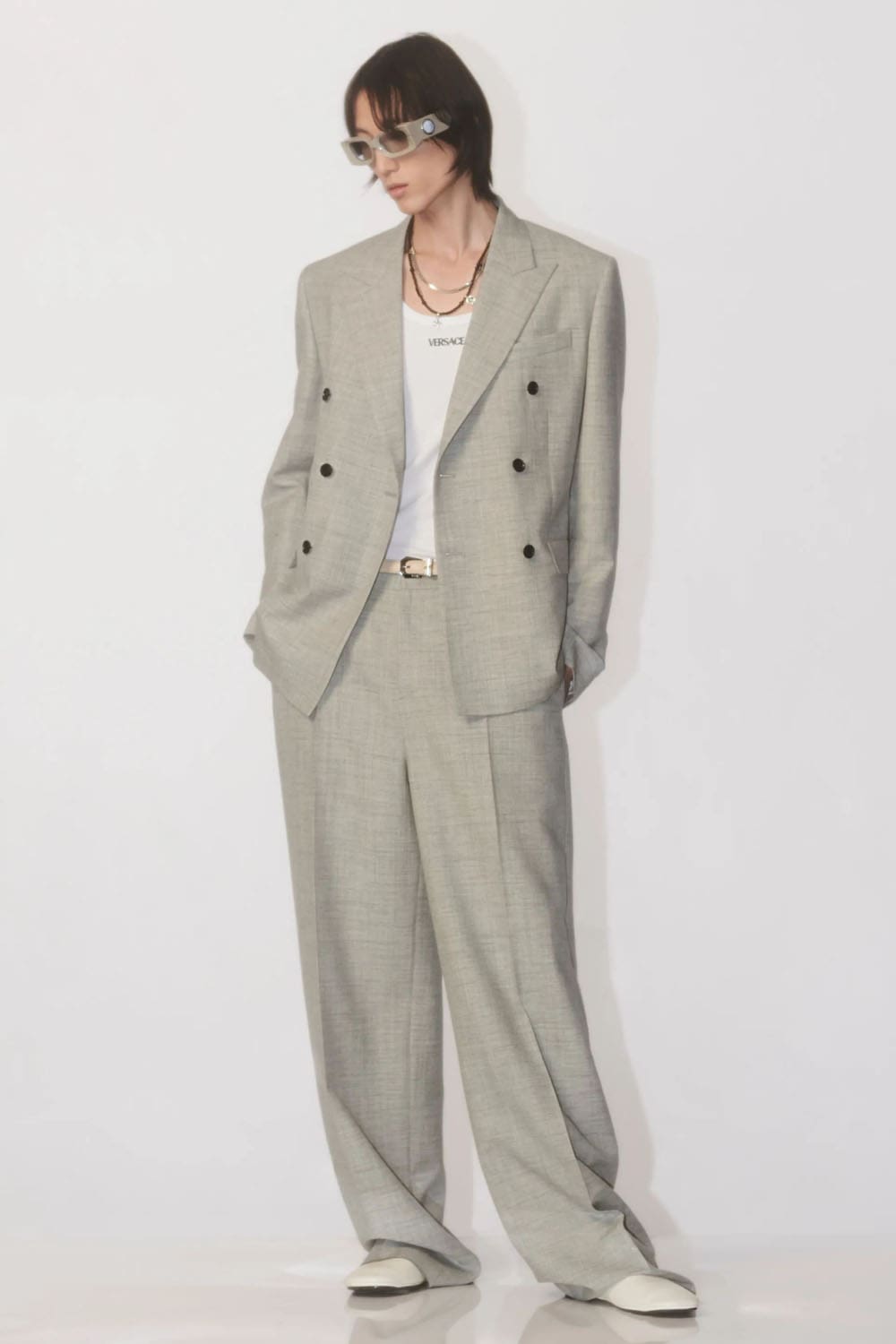 ヴェルサーチ プレフォール 2024 メンズ Runway 雑誌(7)