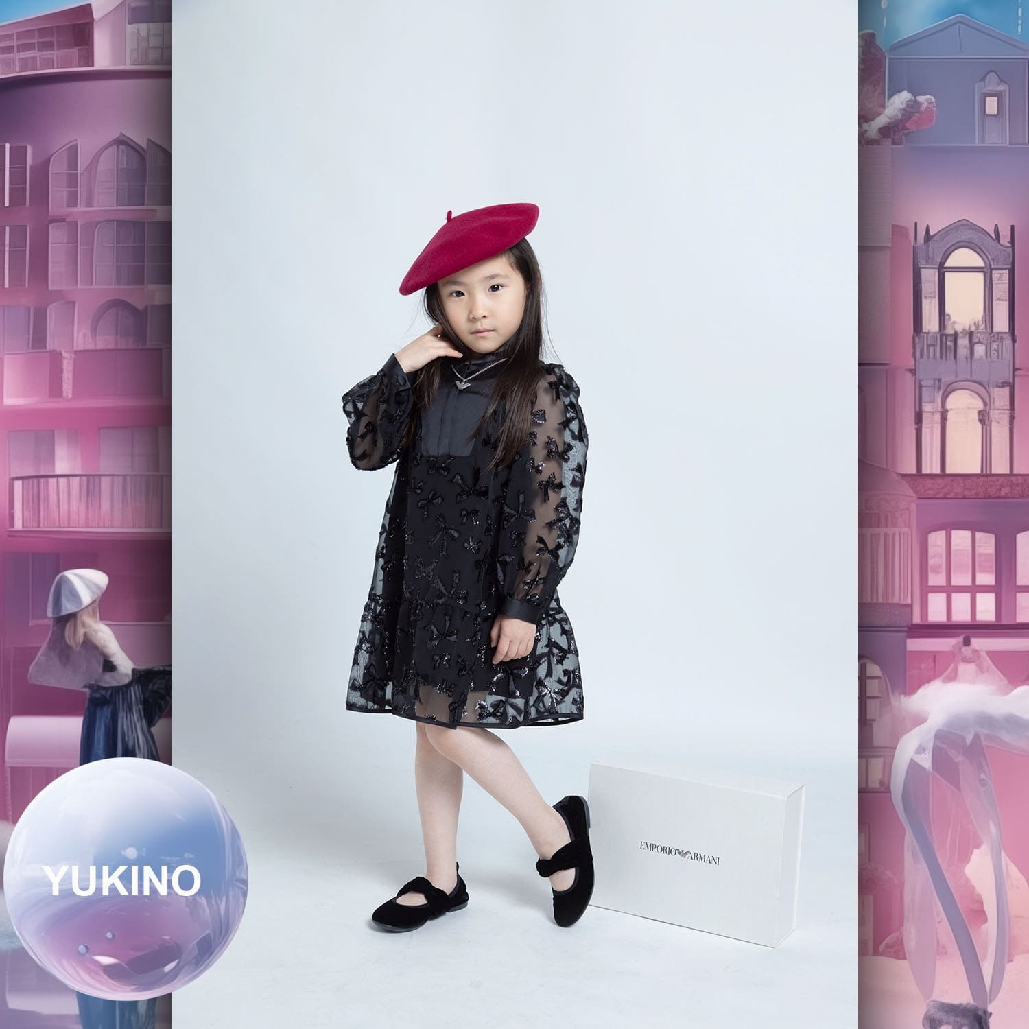 001 Enfants Tokei sur Runway Audition pour les enfants du magazine World 2023 Armani