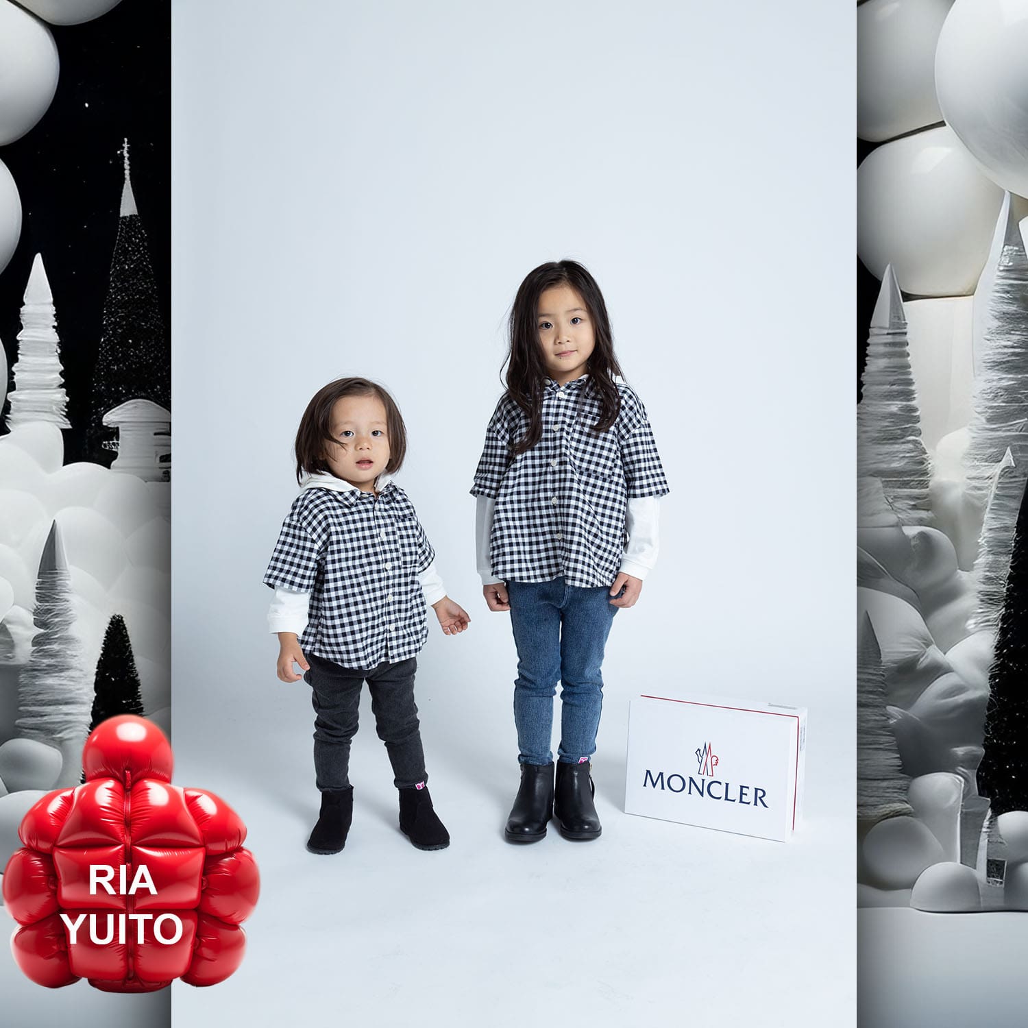 001 Kids Tokei on Runway Magazine World Kids Audition 2023 Moncler