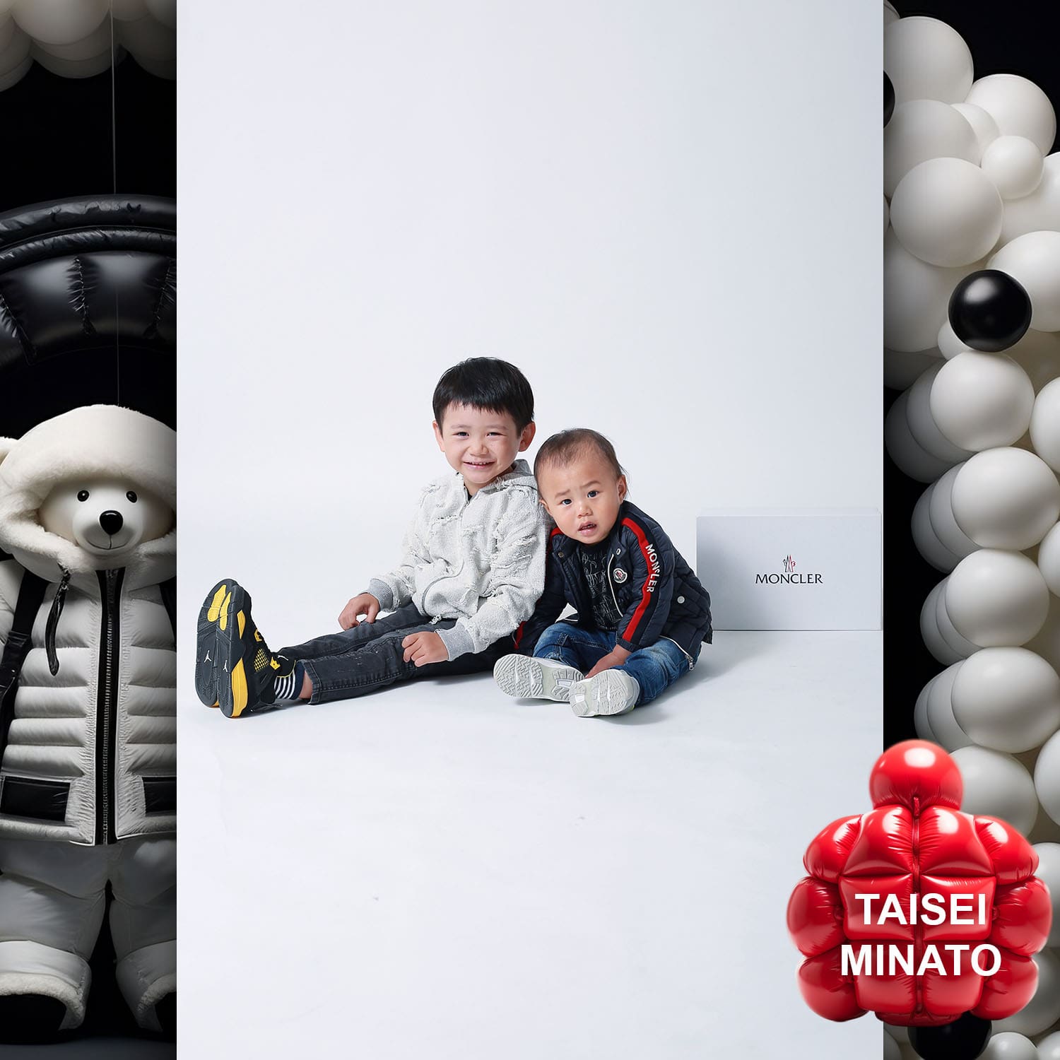 002 Kids Tokei on Runway Magazine World Kids Audition 2023 Moncler