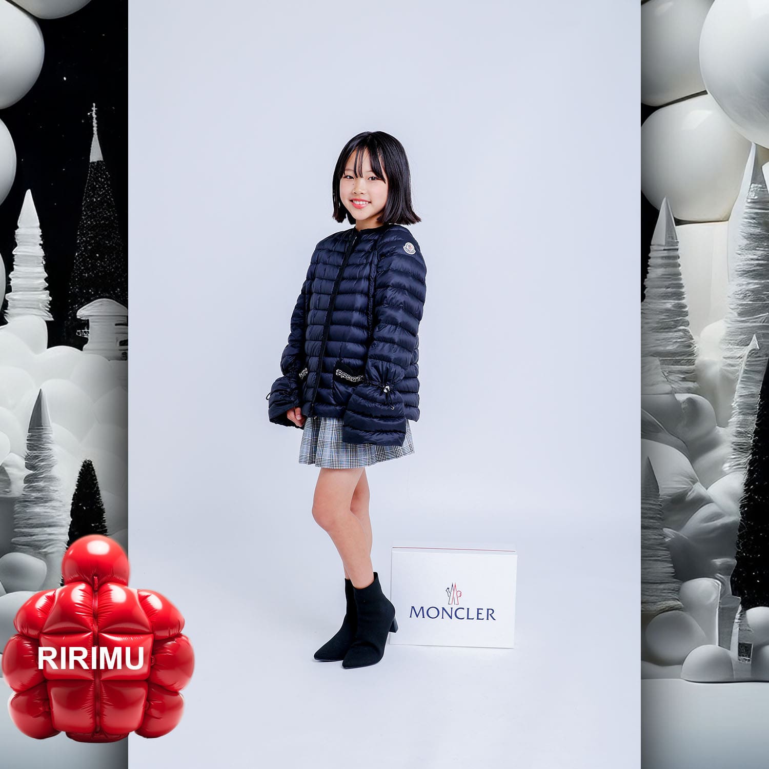005 Kids Tokei on Runway Magazine World Kids Audition 2023 Moncler