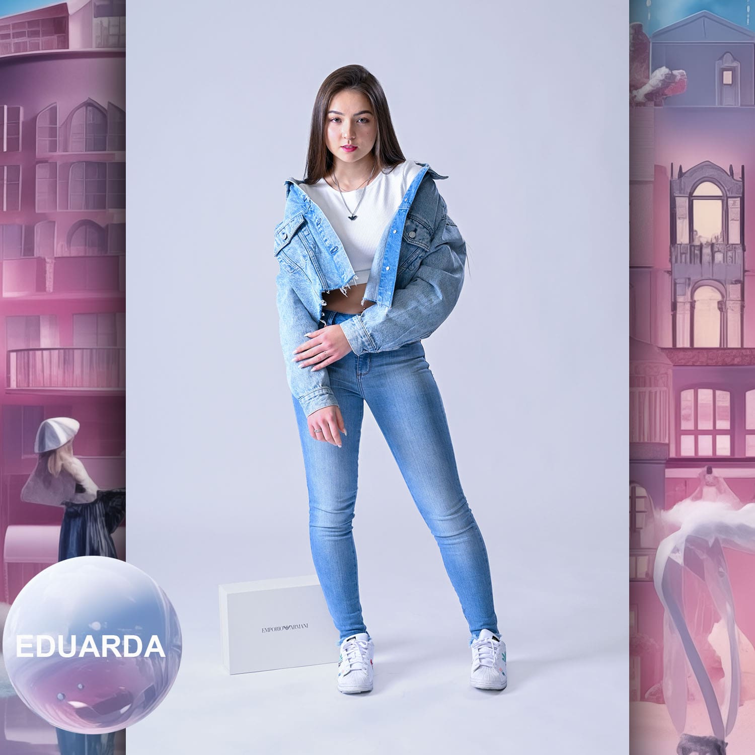 008 Enfants Tokei sur Runway Audition pour les enfants du magazine World 2023 Armani