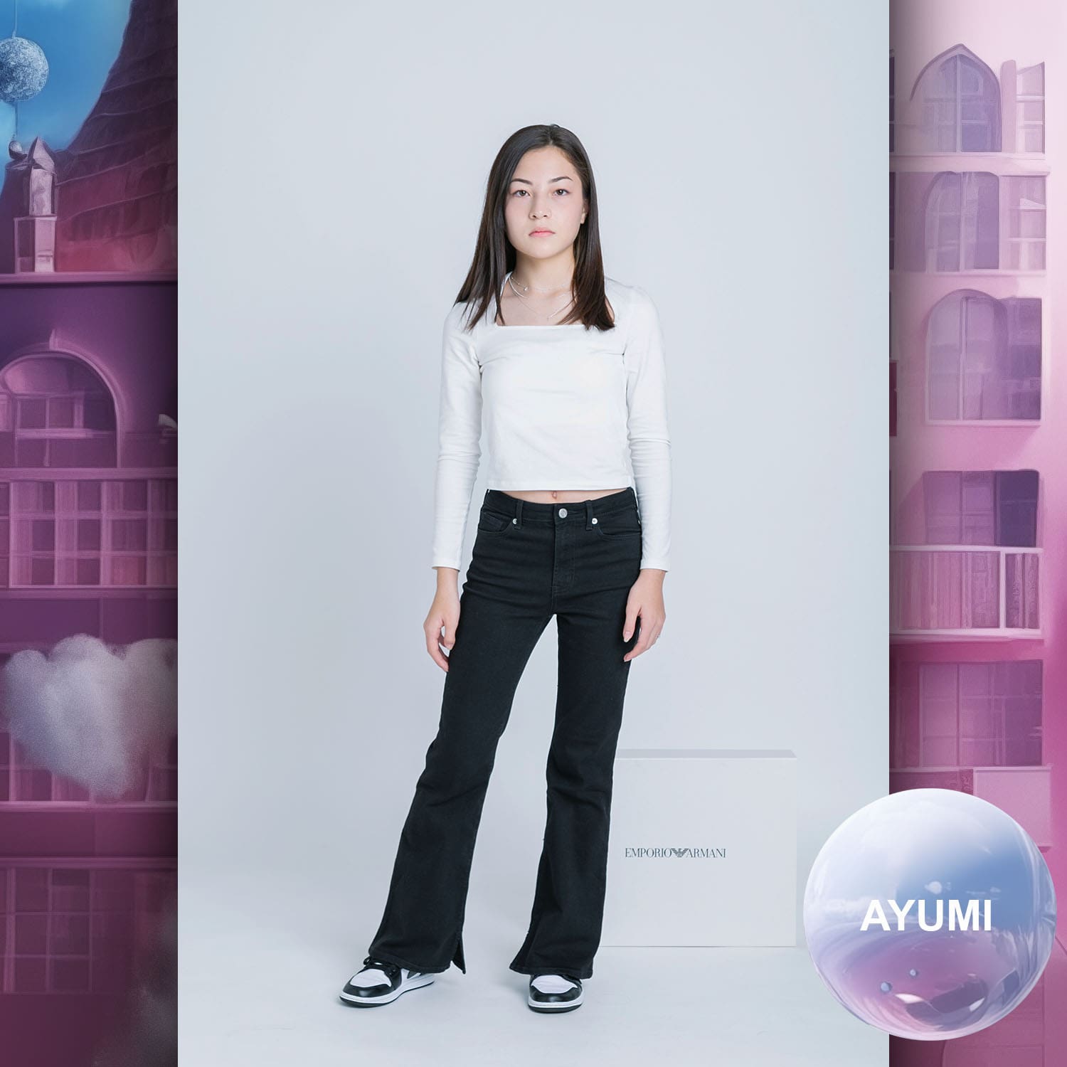 009 Enfants Tokei sur Runway Audition pour les enfants du magazine World 2023 Armani