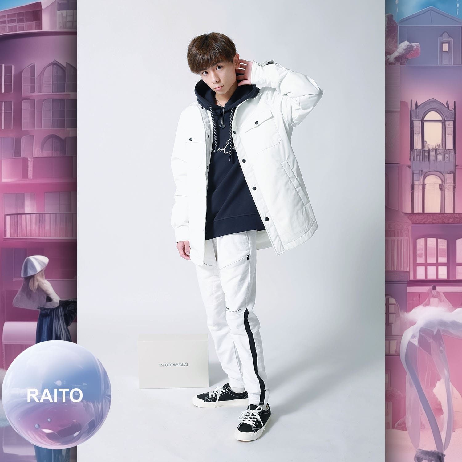 010 Enfants Tokei sur Runway Audition pour les enfants du magazine World 2023 Armani