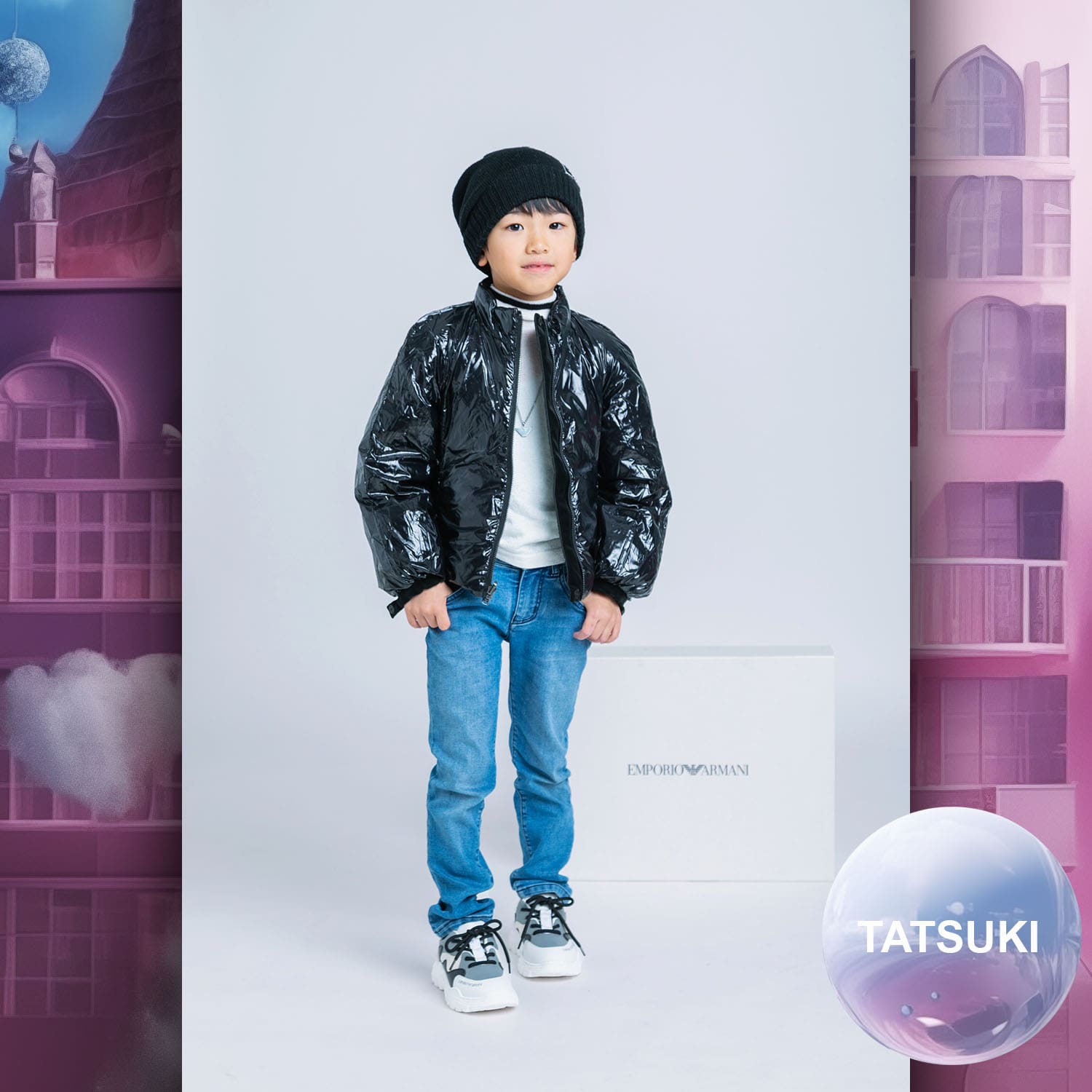 011 Enfants Tokei sur Runway Audition pour les enfants du magazine World 2023 Armani