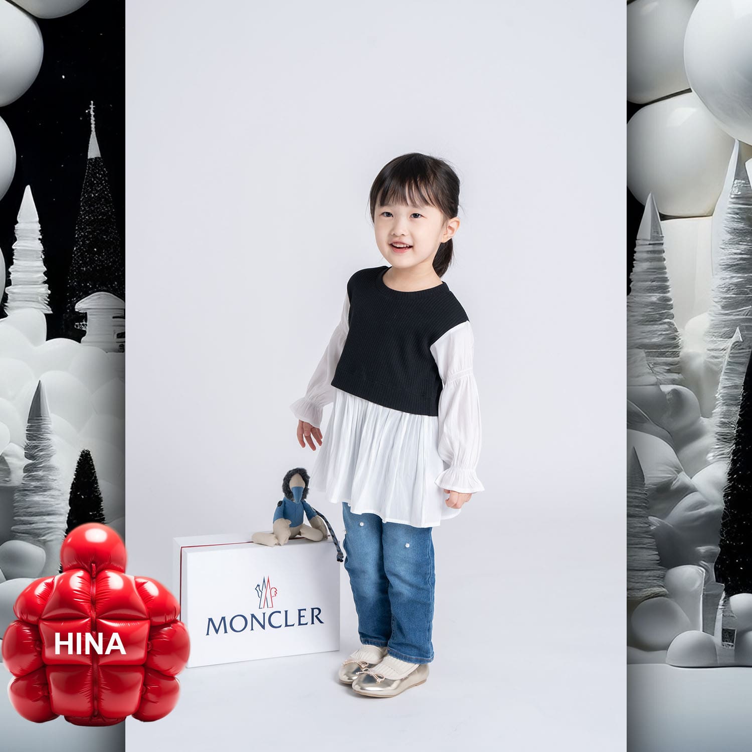 013 Kids Tokei on Runway Magazine World Kids Audition 2023 Moncler
