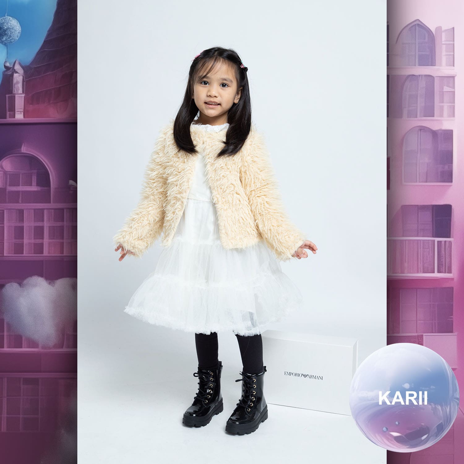 019 Enfants Tokei sur Runway Audition pour les enfants du magazine World 2023 Armani