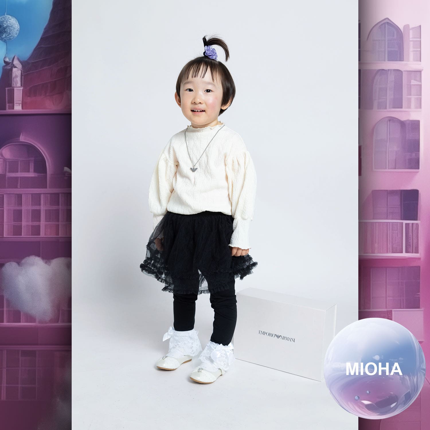 023 Enfants Tokei sur Runway Audition pour les enfants du magazine World 2023 Armani
