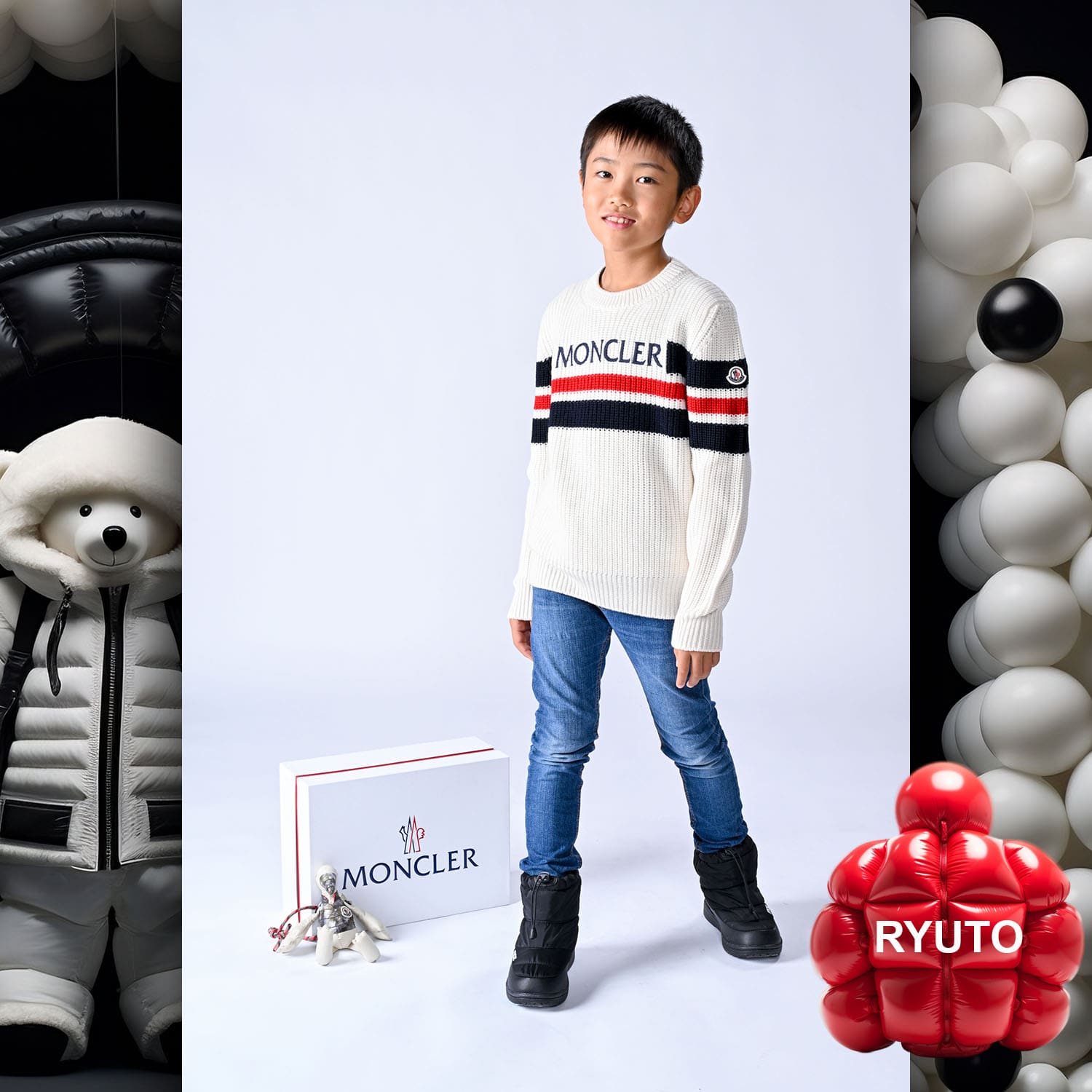 024 Kids Tokei on Runway Magazine World Kids Audition 2023 Moncler