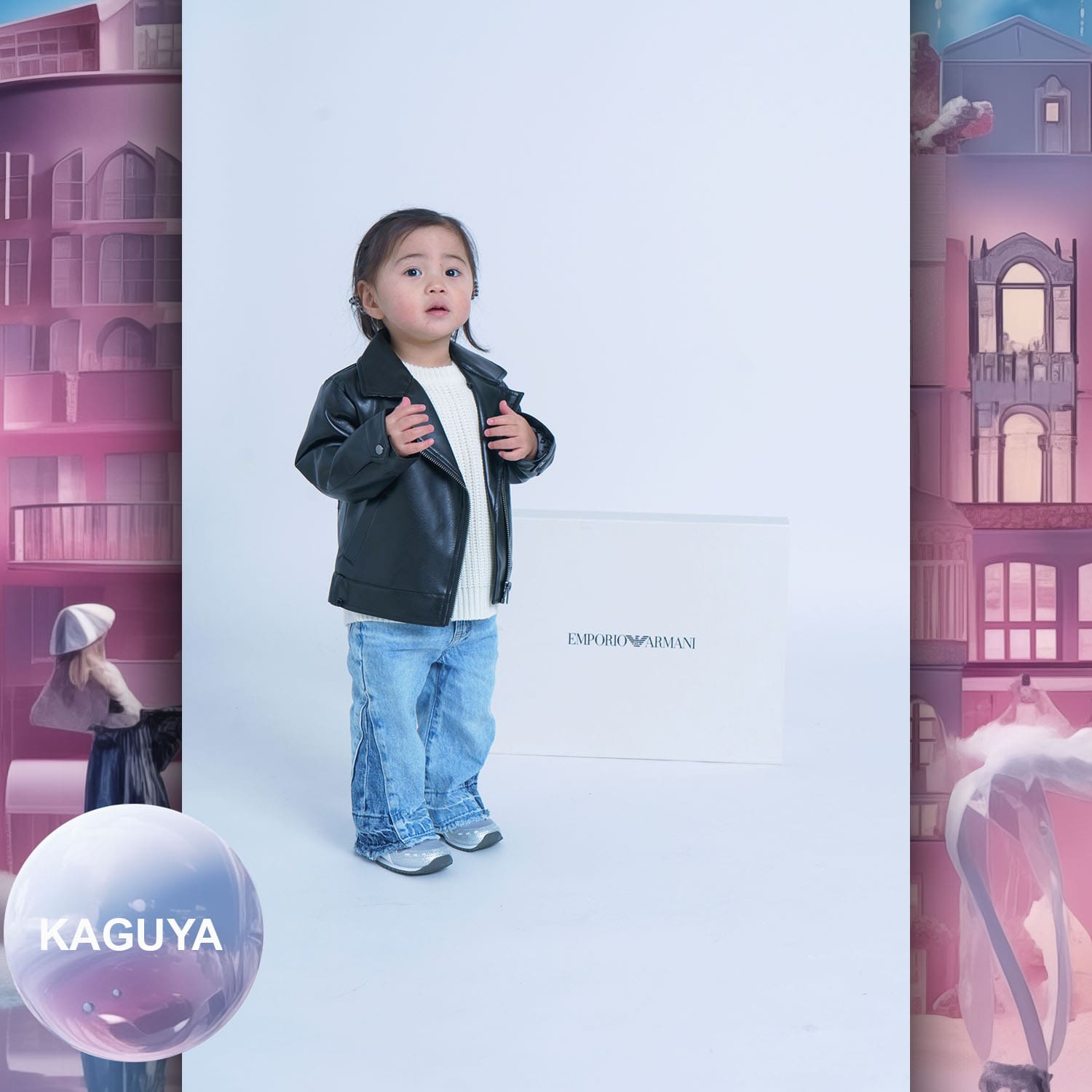 030 Enfants Tokei sur Runway Audition pour les enfants du magazine World 2023 Armani