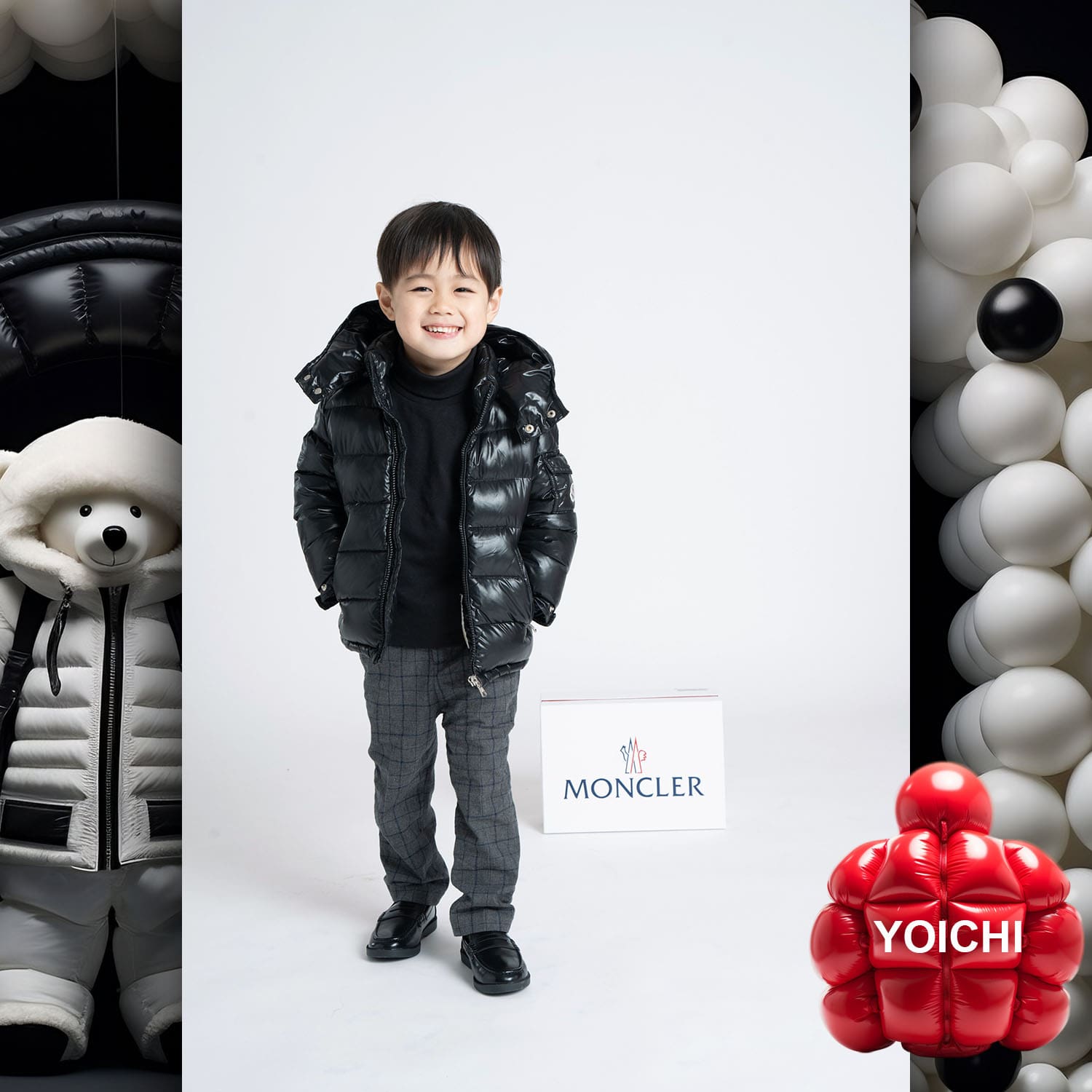 030 Kids Tokei on Runway Magazine World Kids Audition 2023 Moncler