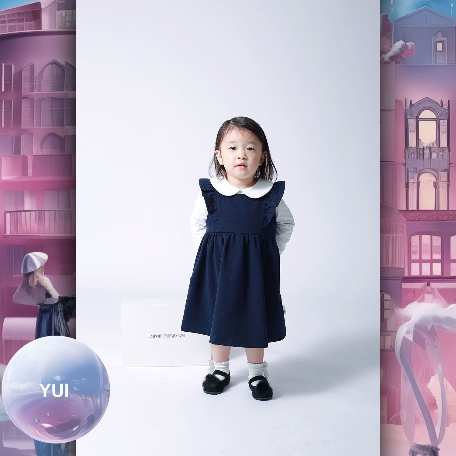 038 Enfants Tokei sur Runway Audition pour les enfants du magazine World 2023 Armani