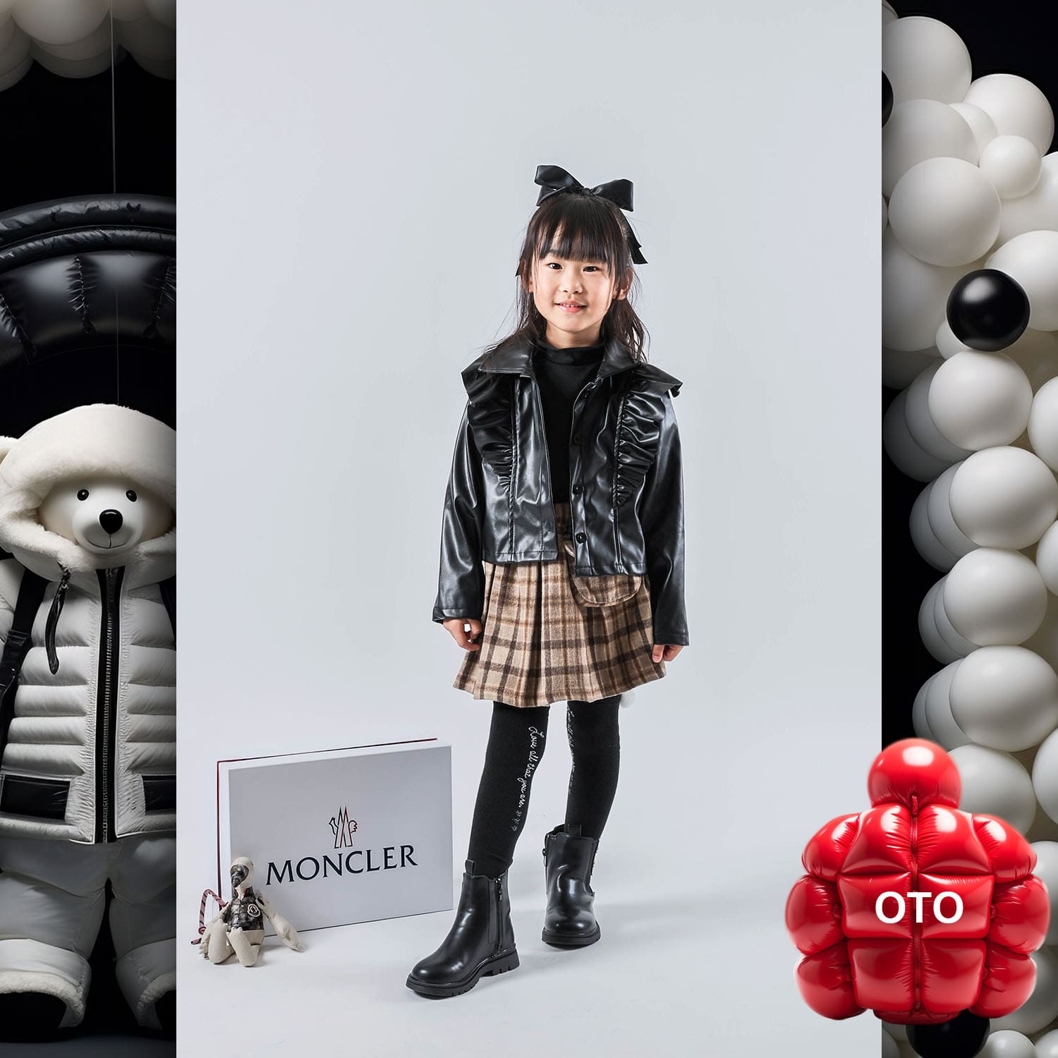 039 Kids Tokei on Runway Magazine World Kids Audition 2023 Moncler
