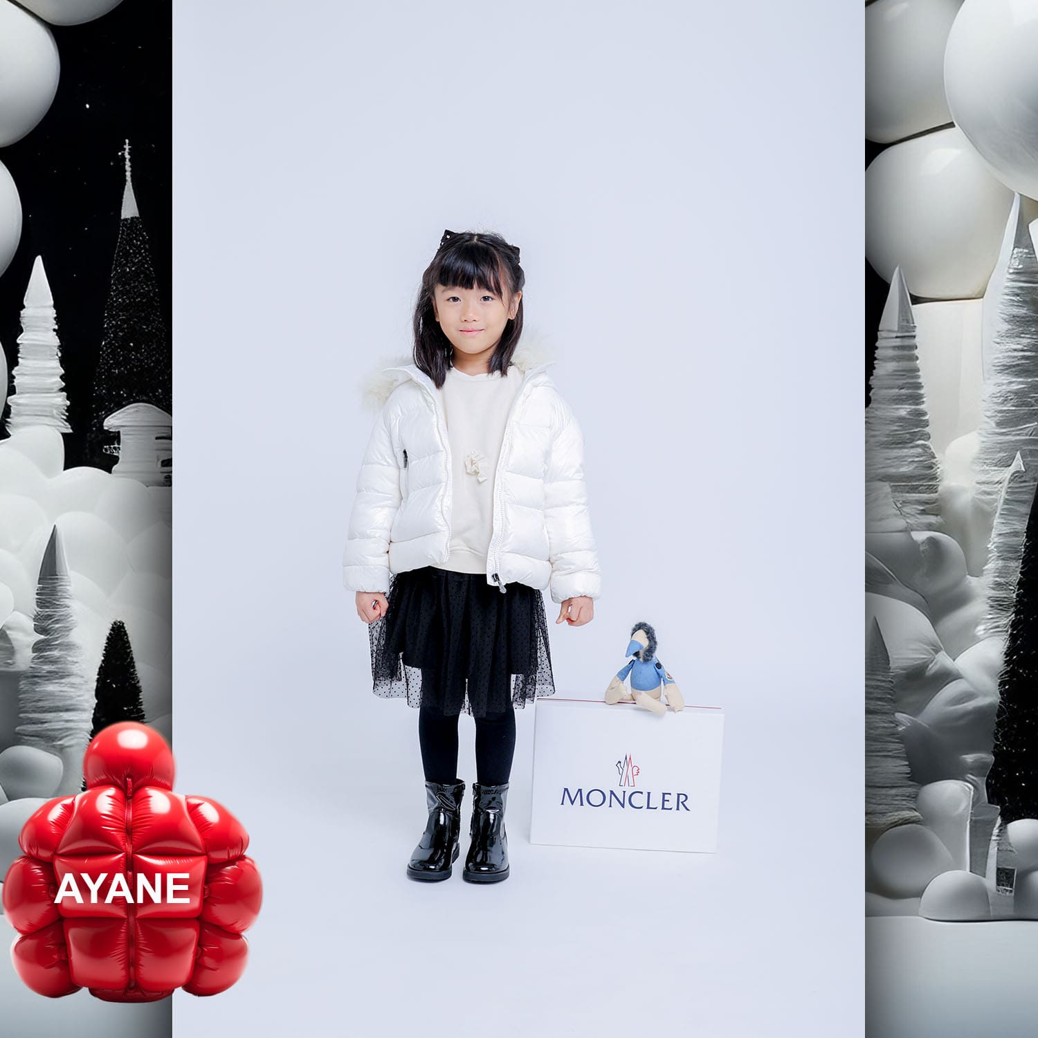040 Kids Tokei on Runway Magazine World Kids Audition 2023 Moncler