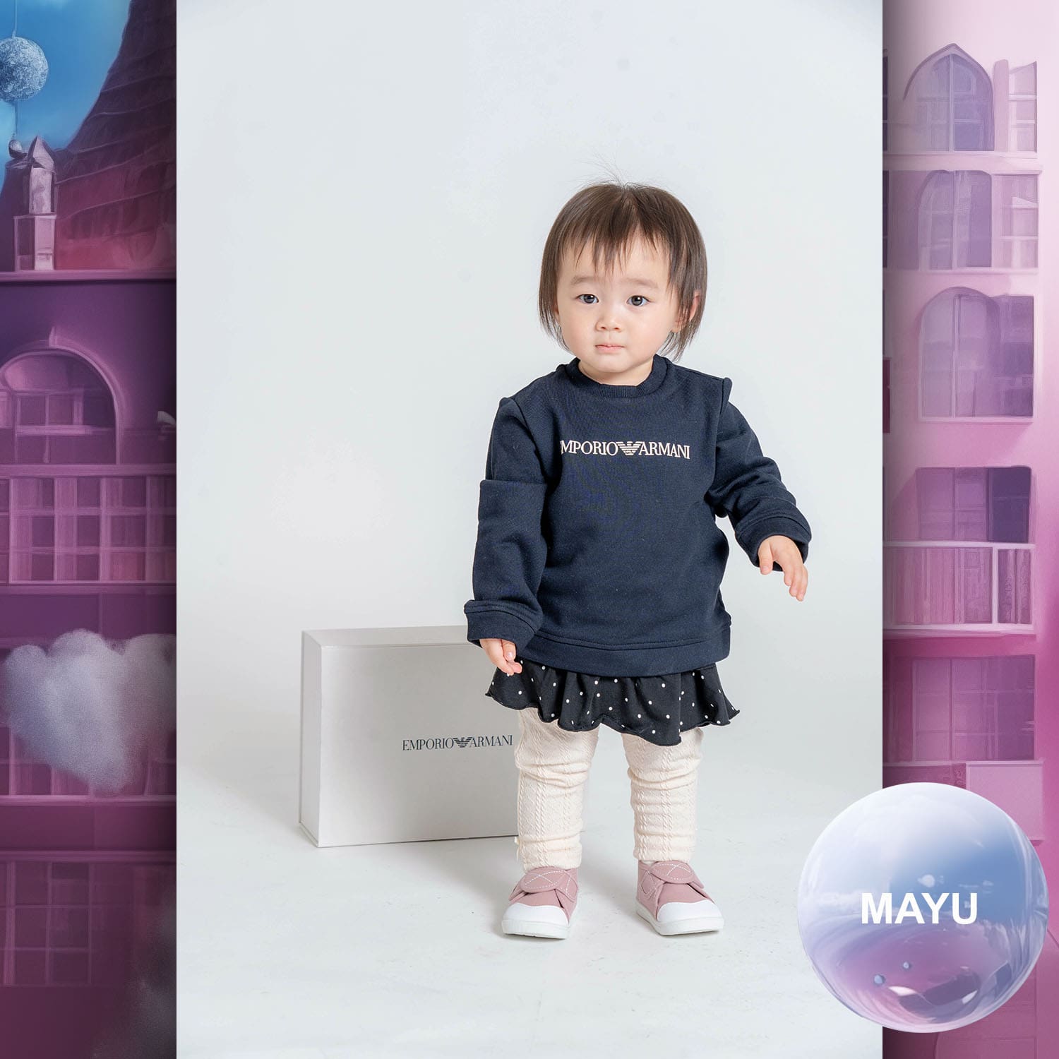 041 Enfants Tokei sur Runway Audition pour les enfants du magazine World 2023 Armani