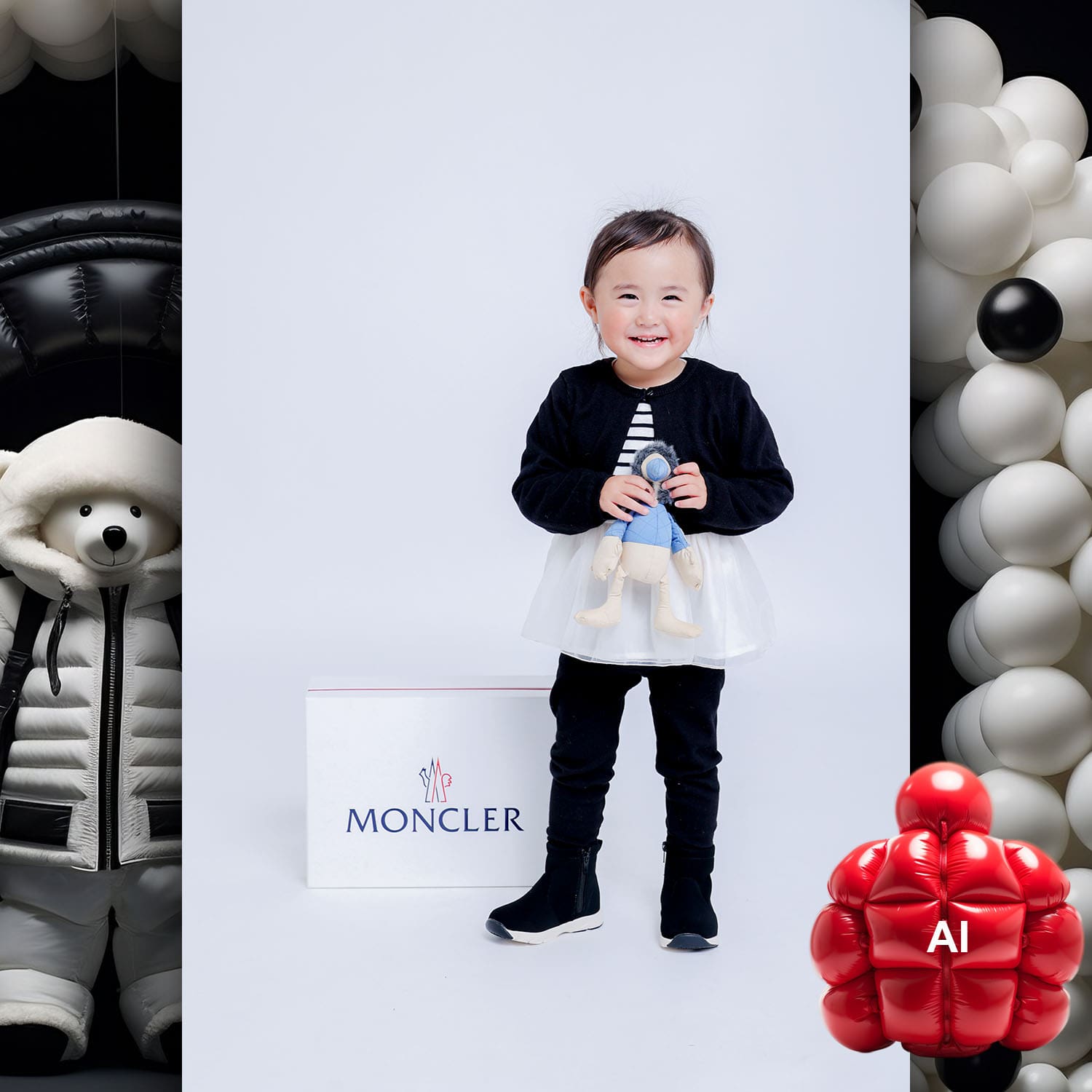 042 Kids Tokei on Runway Magazine World Kids Audition 2023 Moncler