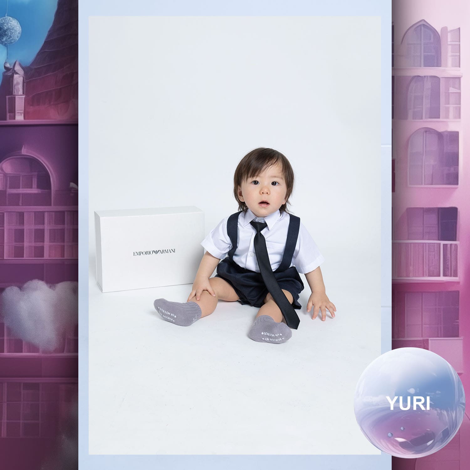 045 Enfants Tokei sur Runway Audition pour les enfants du magazine World 2023 Armani