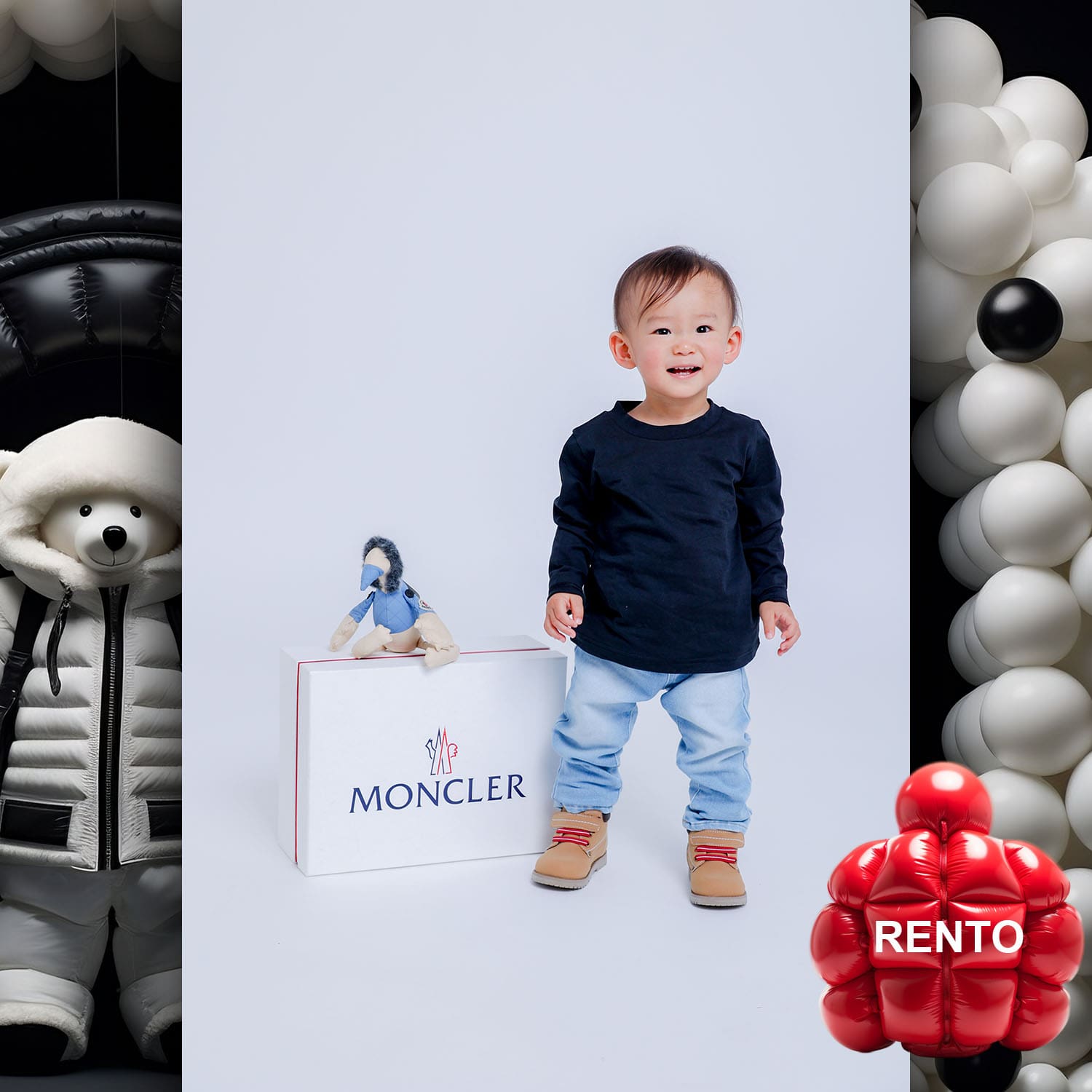 045 Kids Tokei on Runway Magazine World Kids Audition 2023 Moncler