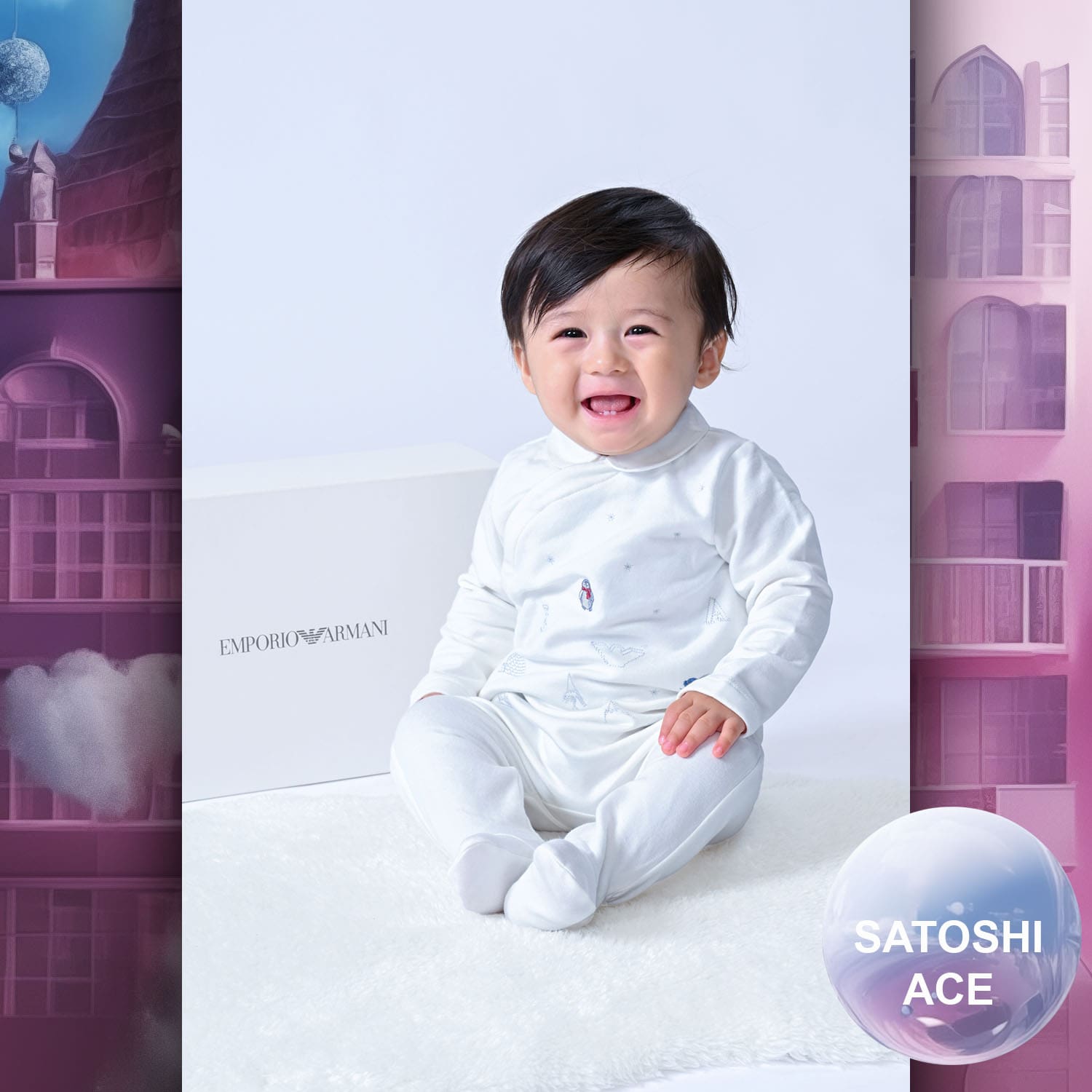 047 Enfants Tokei sur Runway Audition pour les enfants du magazine World 2023 Armani