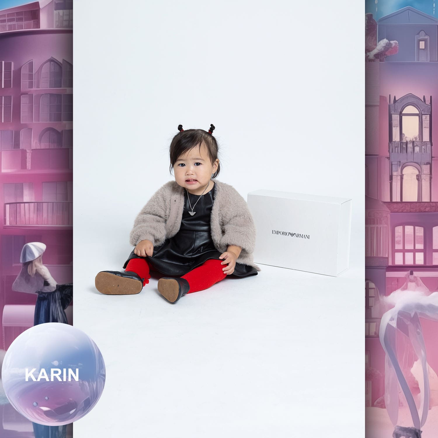 048 Enfants Tokei sur Runway Audition pour les enfants du magazine World 2023 Armani