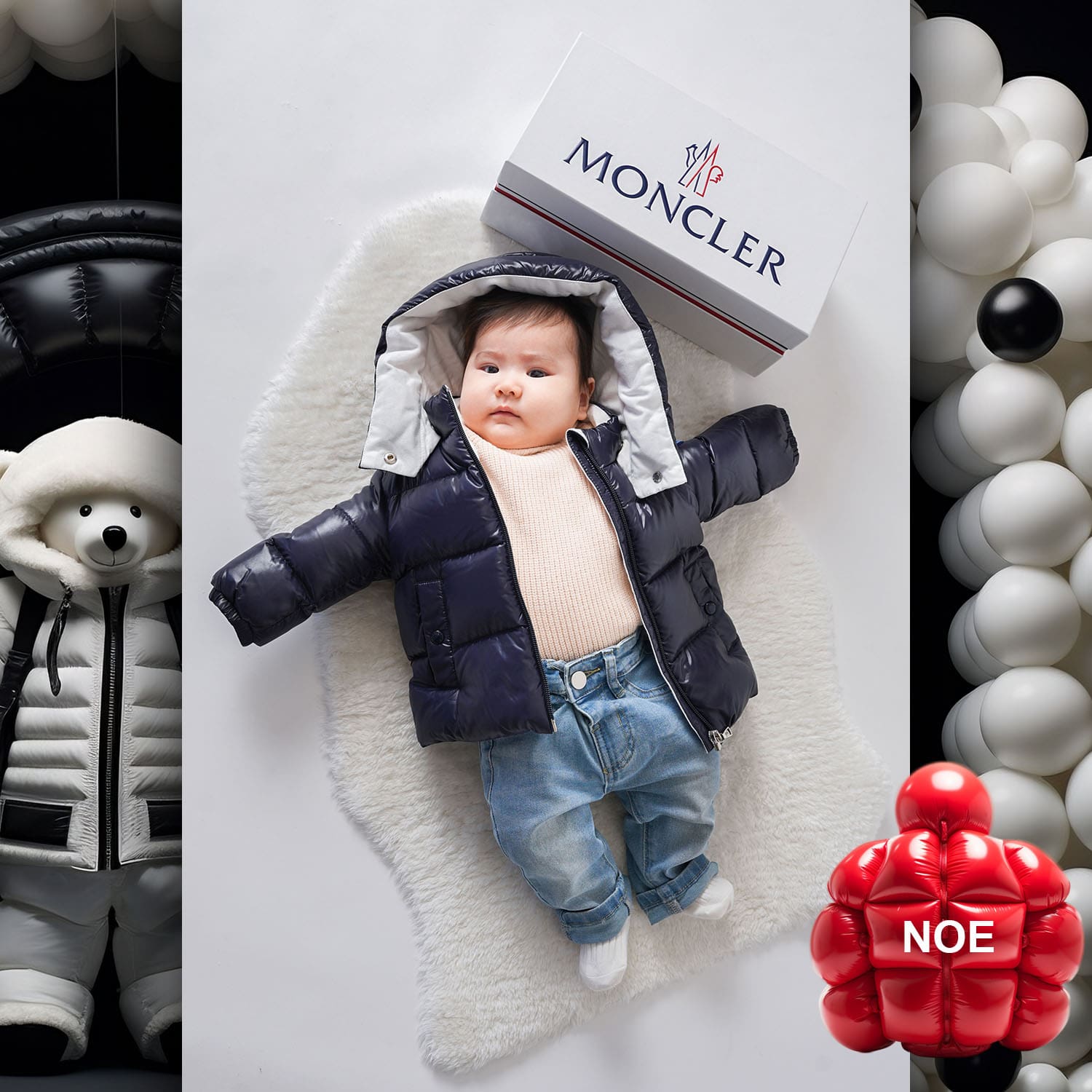 048 Kids Tokei on Runway Magazine World Kids Audition 2023 Moncler